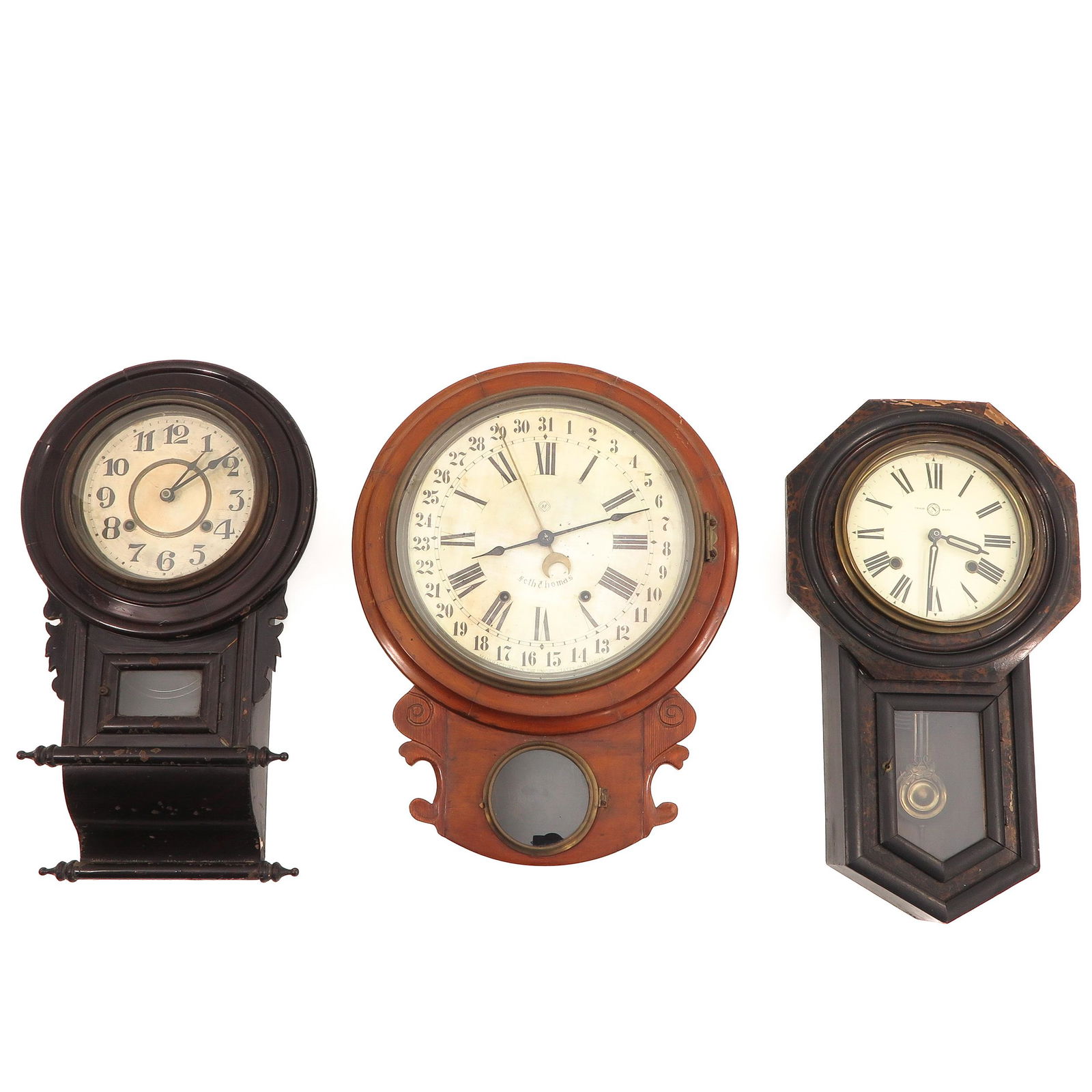 A Collection of 3 Wall Clocks (1 of 4)