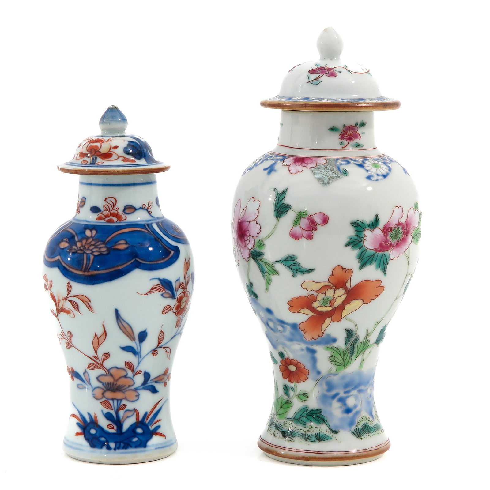 A Lot of 2 Small Garniture Vases (1 of 9)
