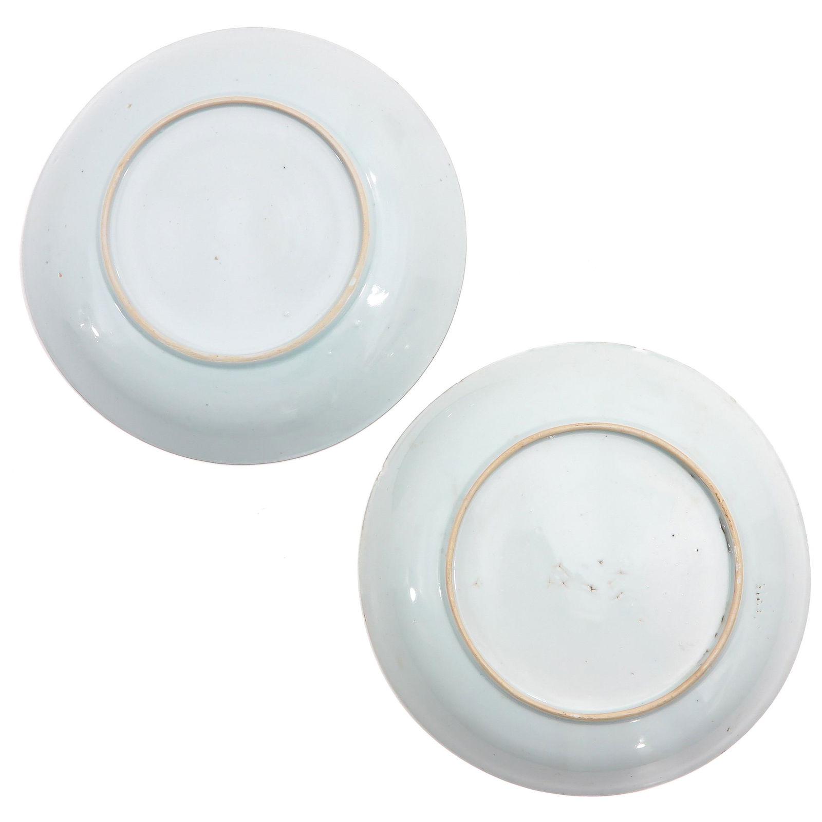 A Lot of 2 Blue and White Plates (1 of 10)