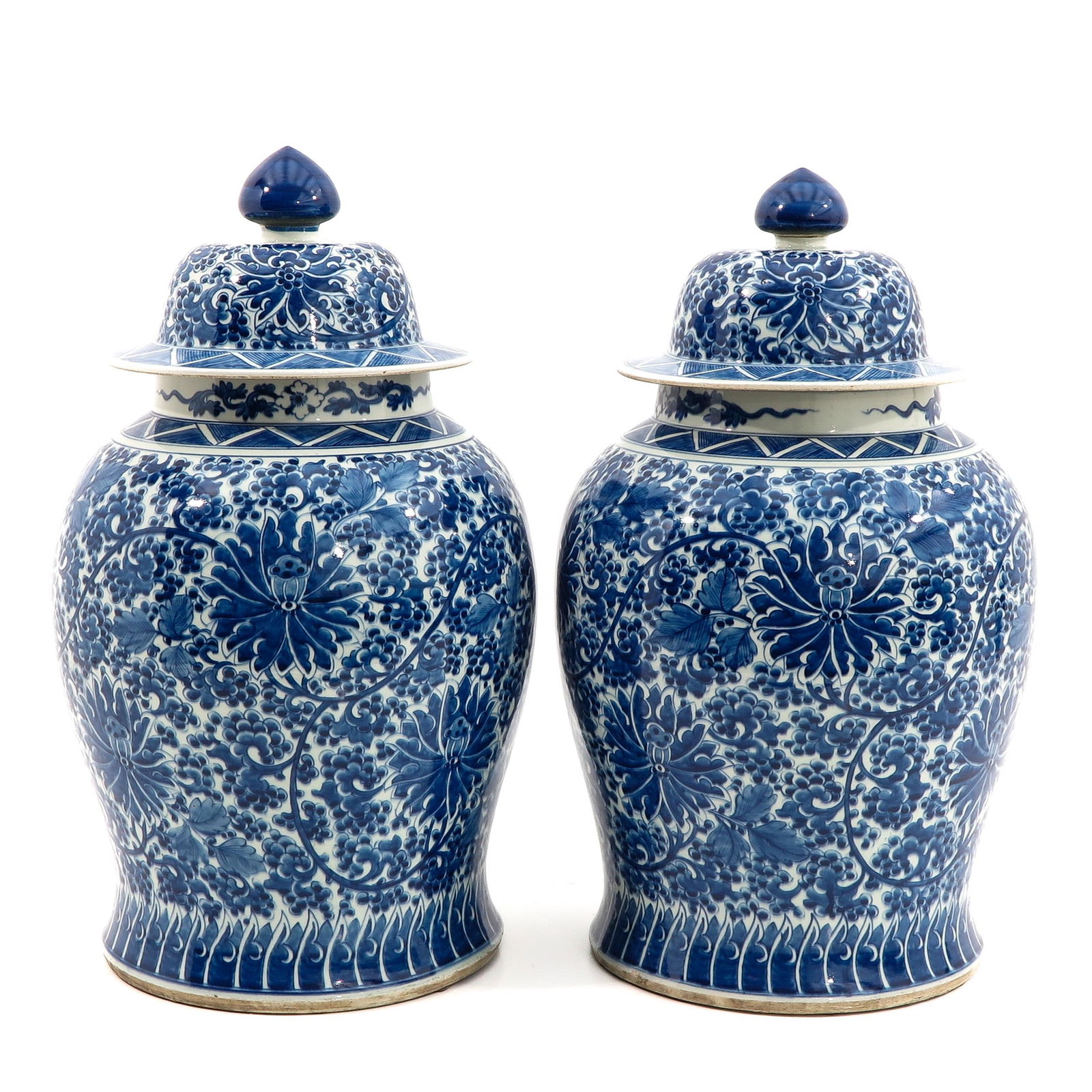 A Pair of Large Vases with Covers (1 of 10)