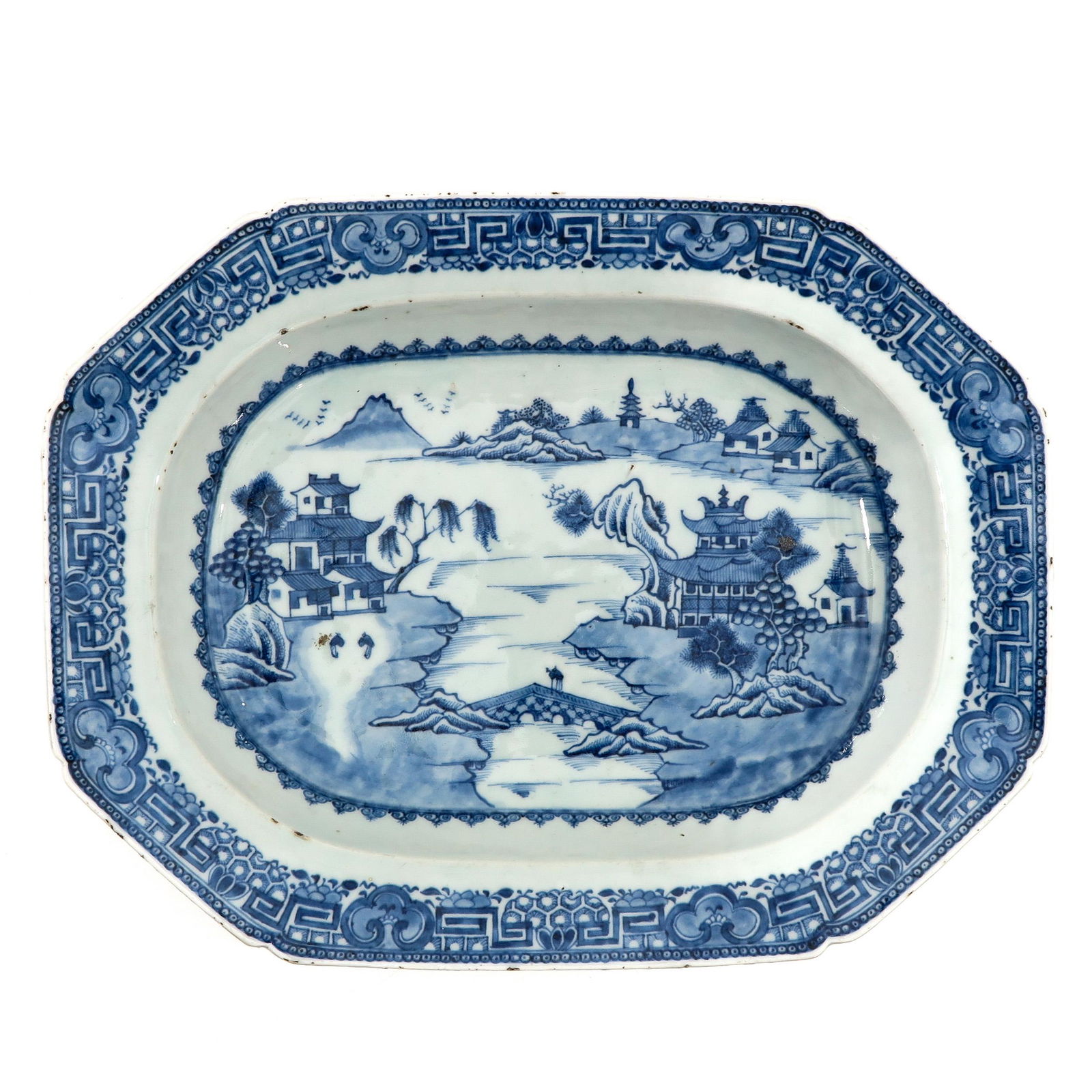 A Blue and White Serving Dish (1 of 7)
