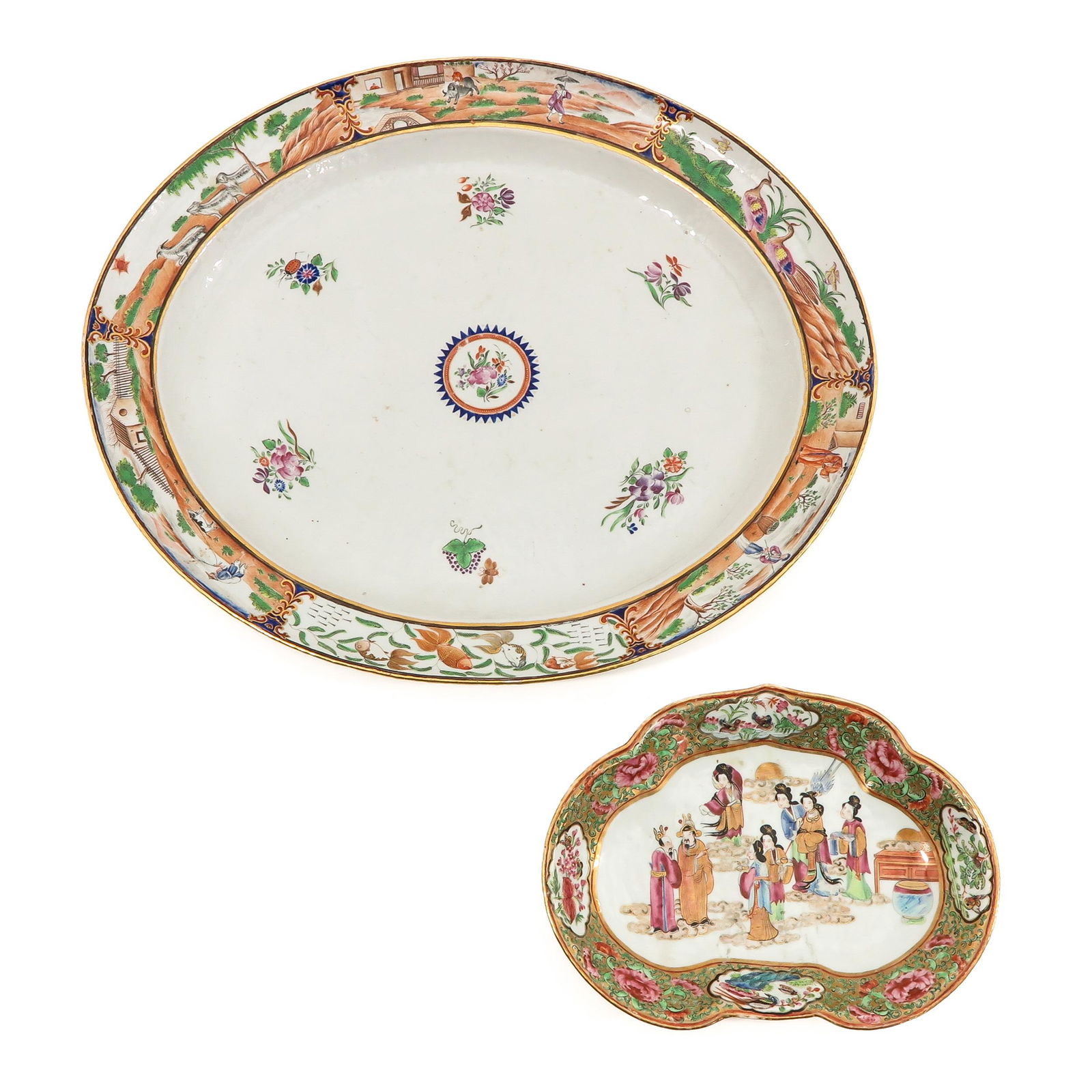 A Lot of 2 Serving Trays (1 of 10)