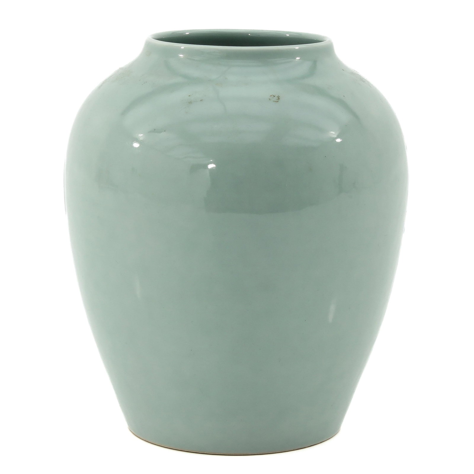 A Celadon Vase: Qianlong mark, 18 cm. tall.