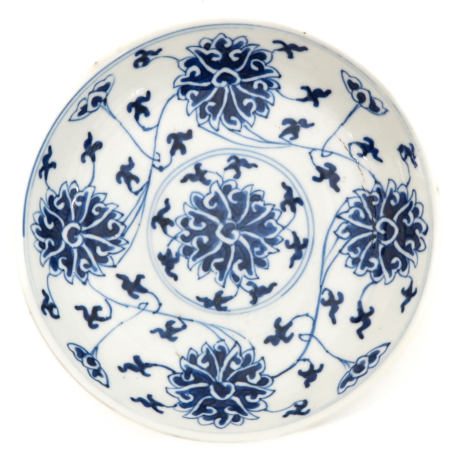 A Small Blue and White Dish (1 of 6)