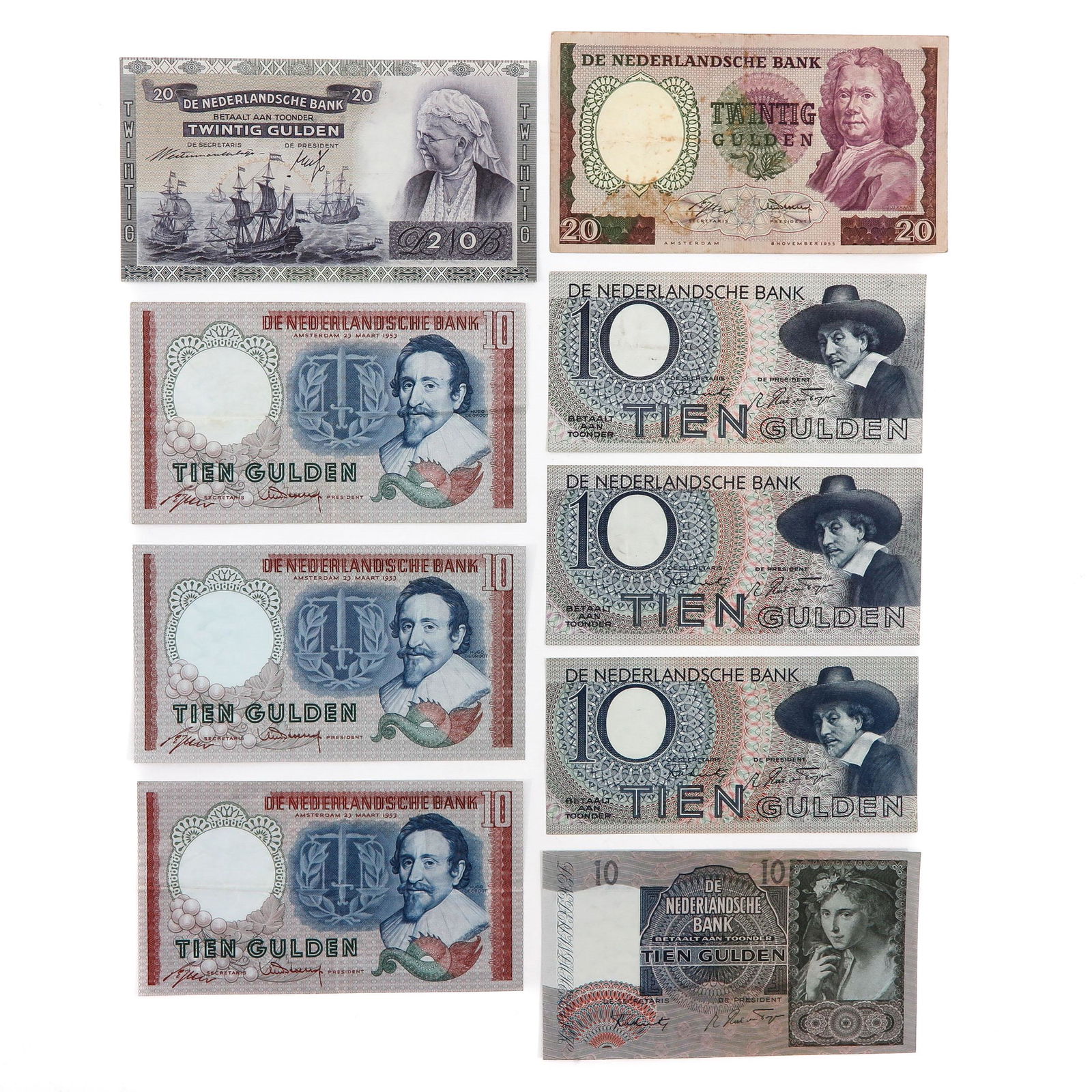 A Collection of Dutch Bank Notes (1 of 8)