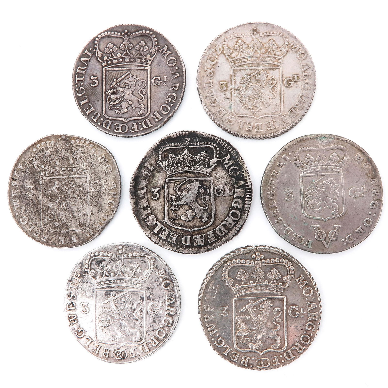 A Collection of 7 Coins (1 of 10)