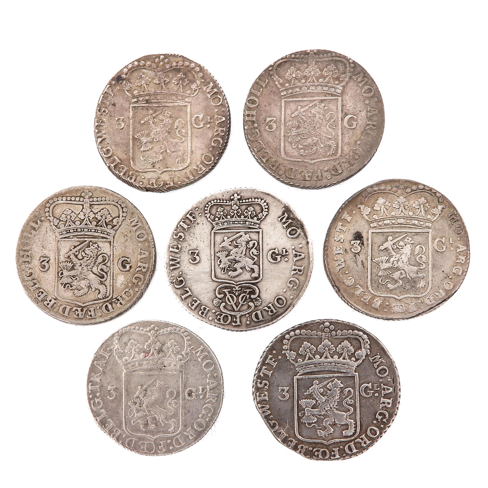 A Collection of 7 Coins (1 of 8)