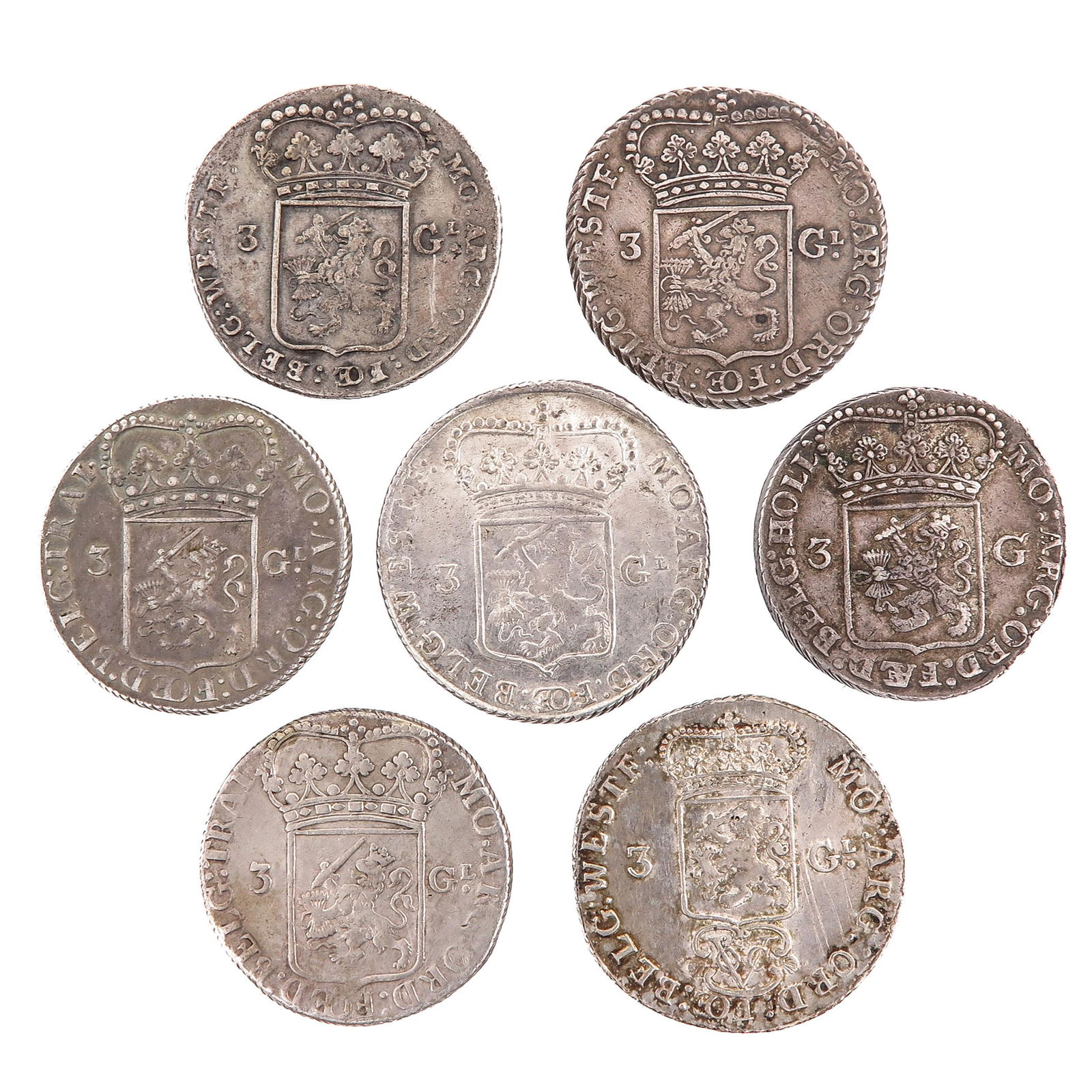 A Collection of 7 Coins (1 of 10)