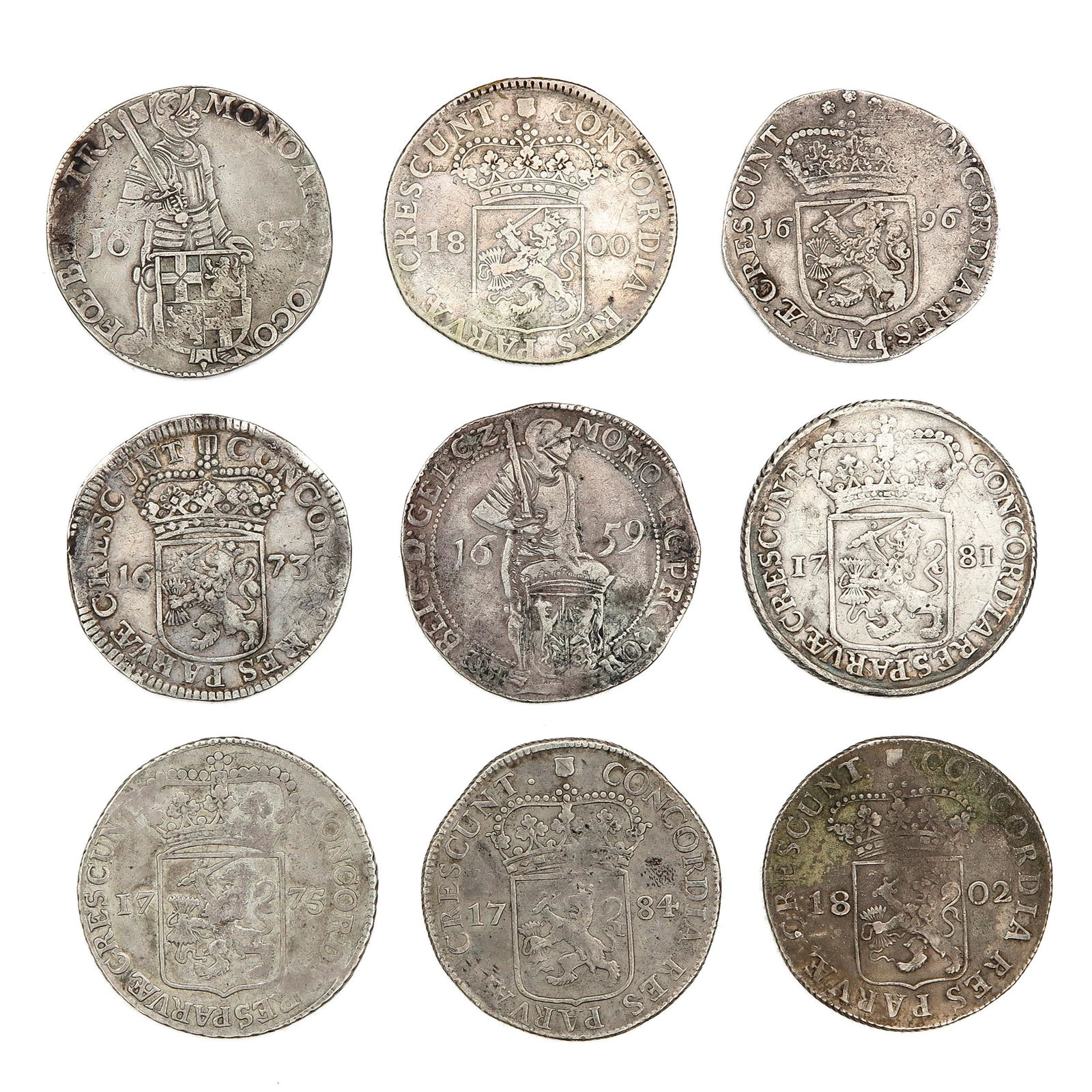 A Collection of 9 Coins (1 of 10)