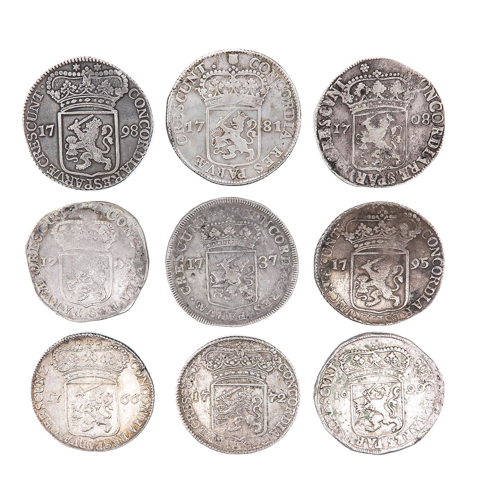 A Collection of 9 Coins (1 of 10)
