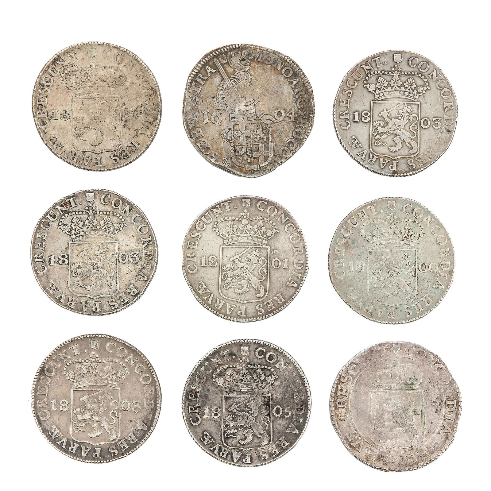 A Collection of 9 Coins (1 of 10)