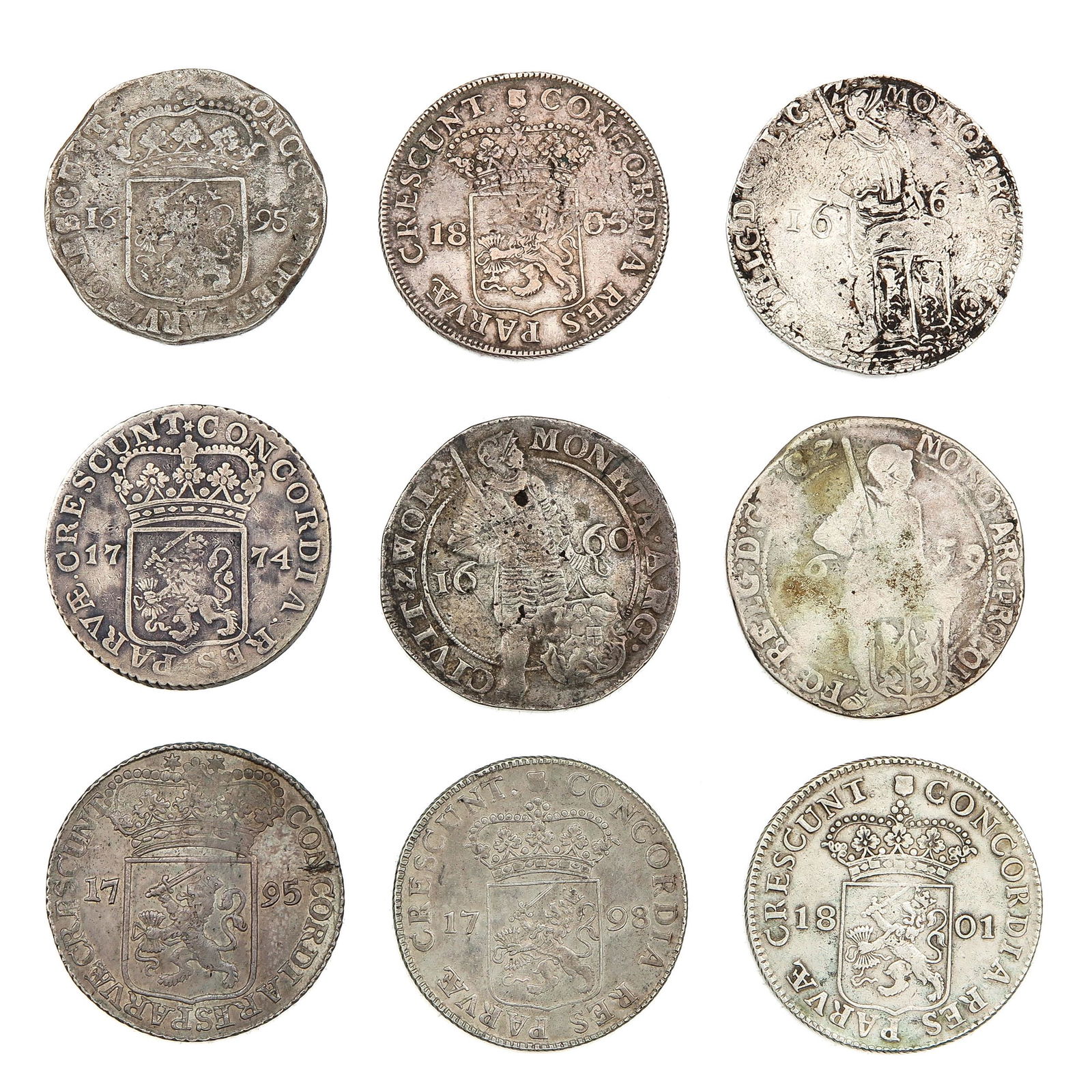 A Collection of 9 Coins (1 of 10)
