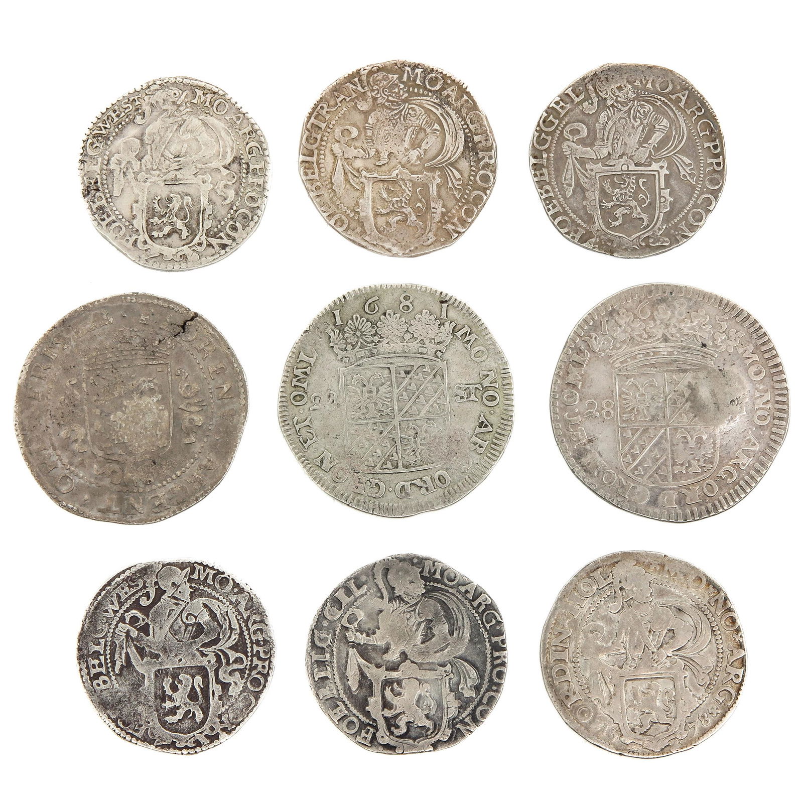 A Collection of 9 Coins (1 of 10)