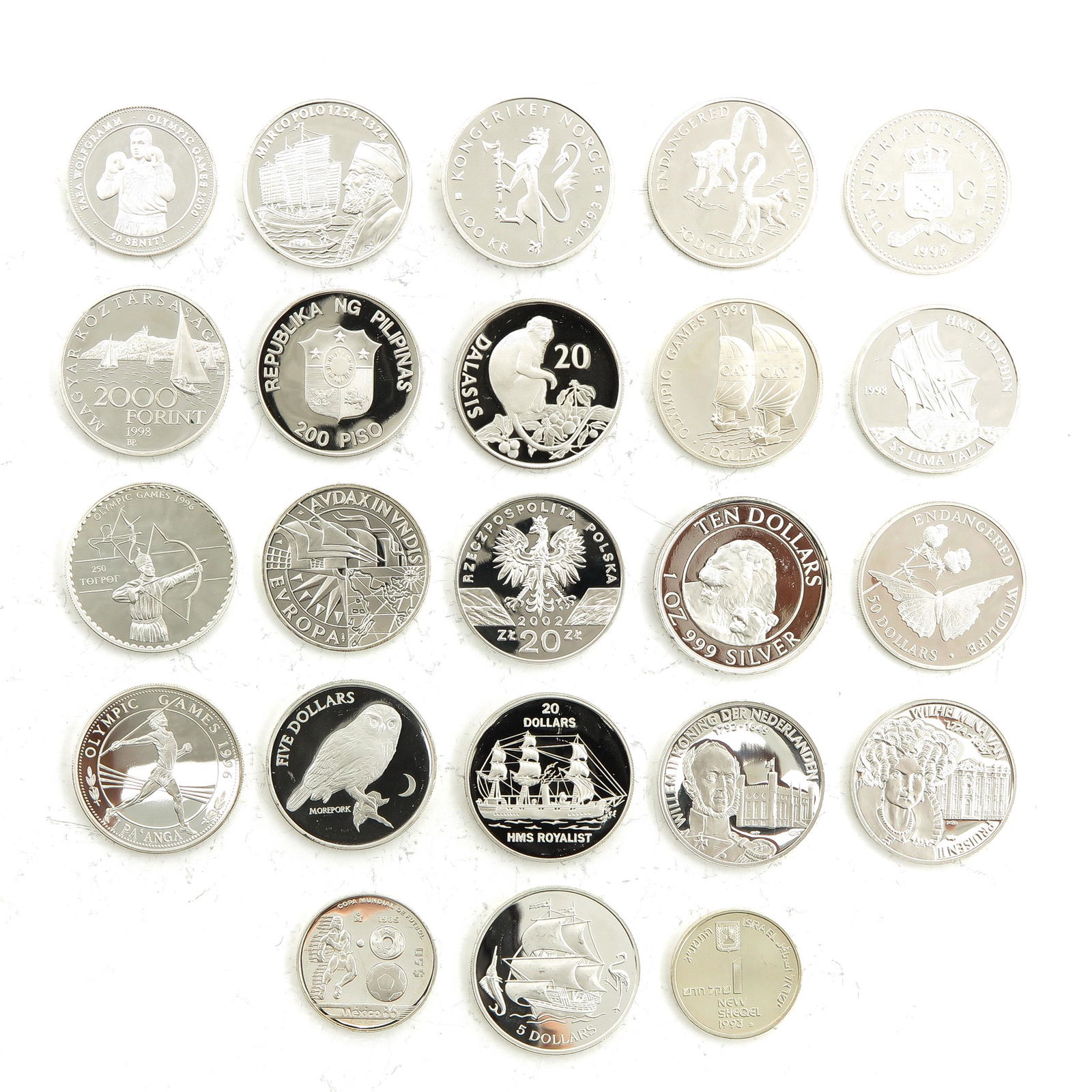 A Collection of Silver Tokens (1 of 2)