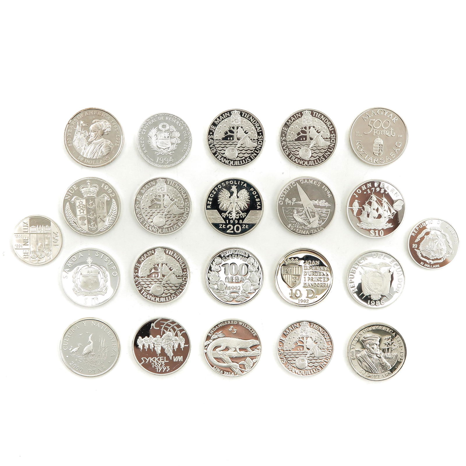 A Collection of Silver Tokens (1 of 2)