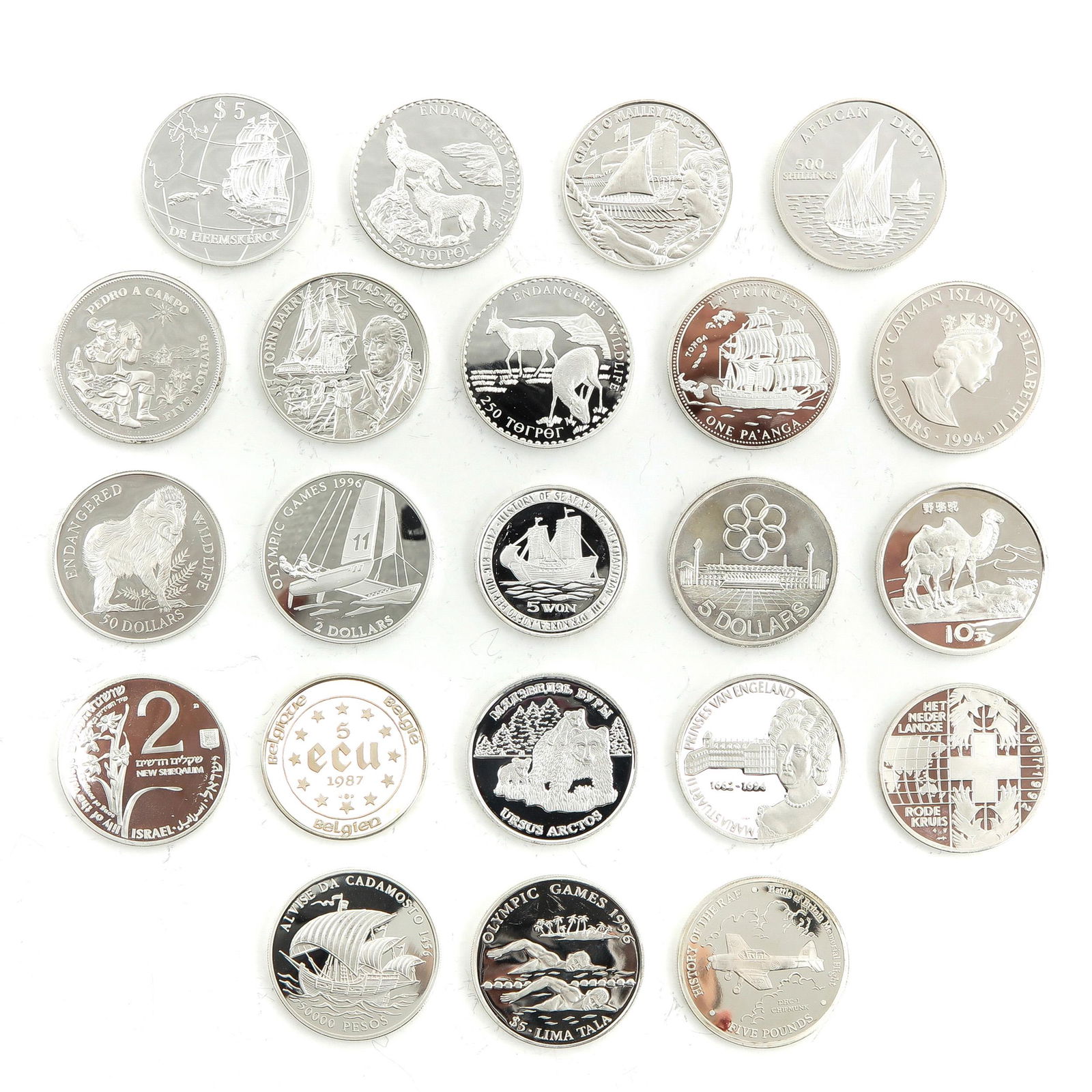 A Collection of Silver Tokens (1 of 2)