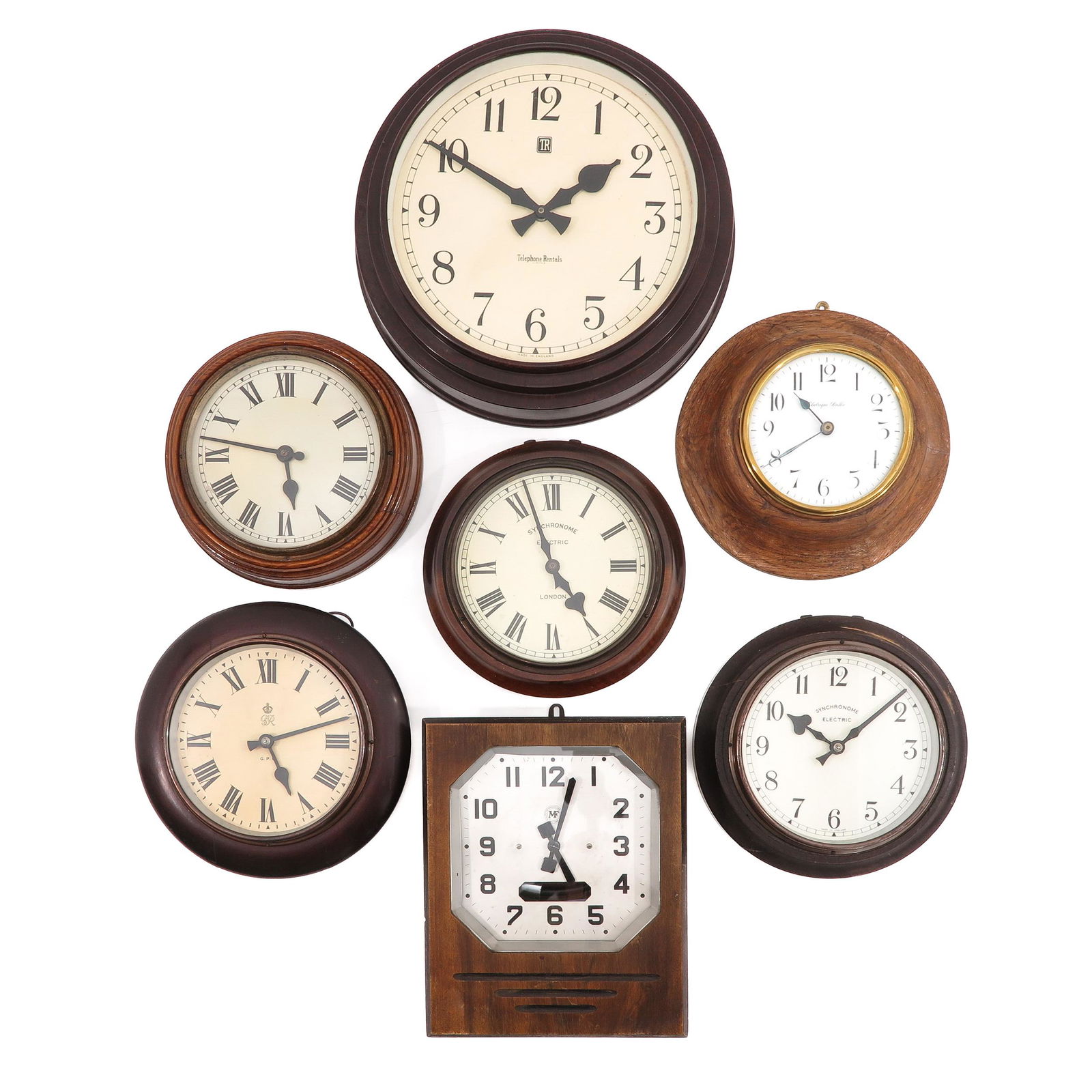 A Collection of 7 Electric Clocks (1 of 8)