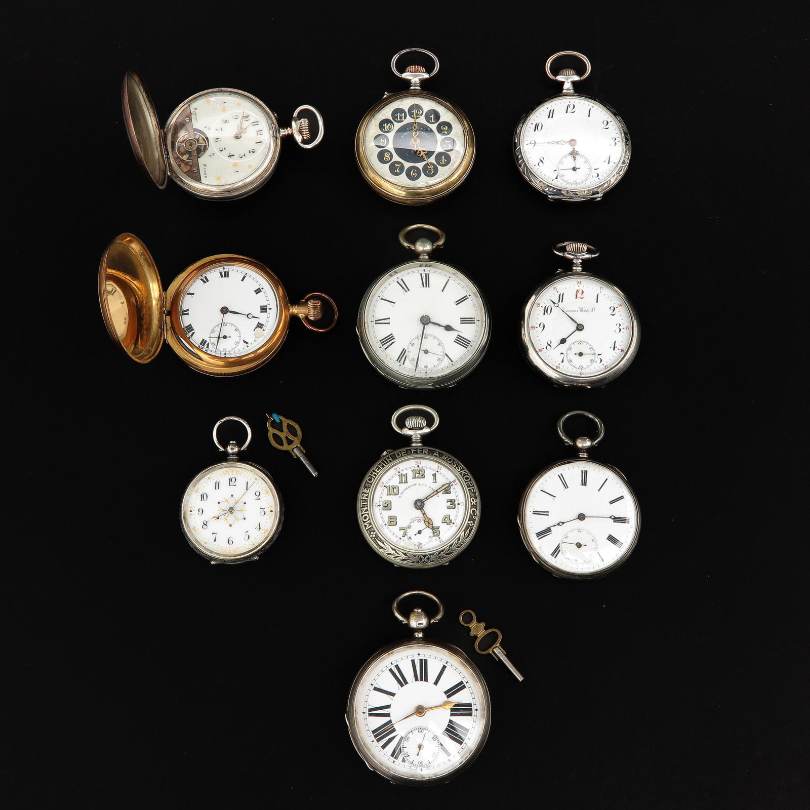 A Collection of 10 Pocket Watches (1 of 10)