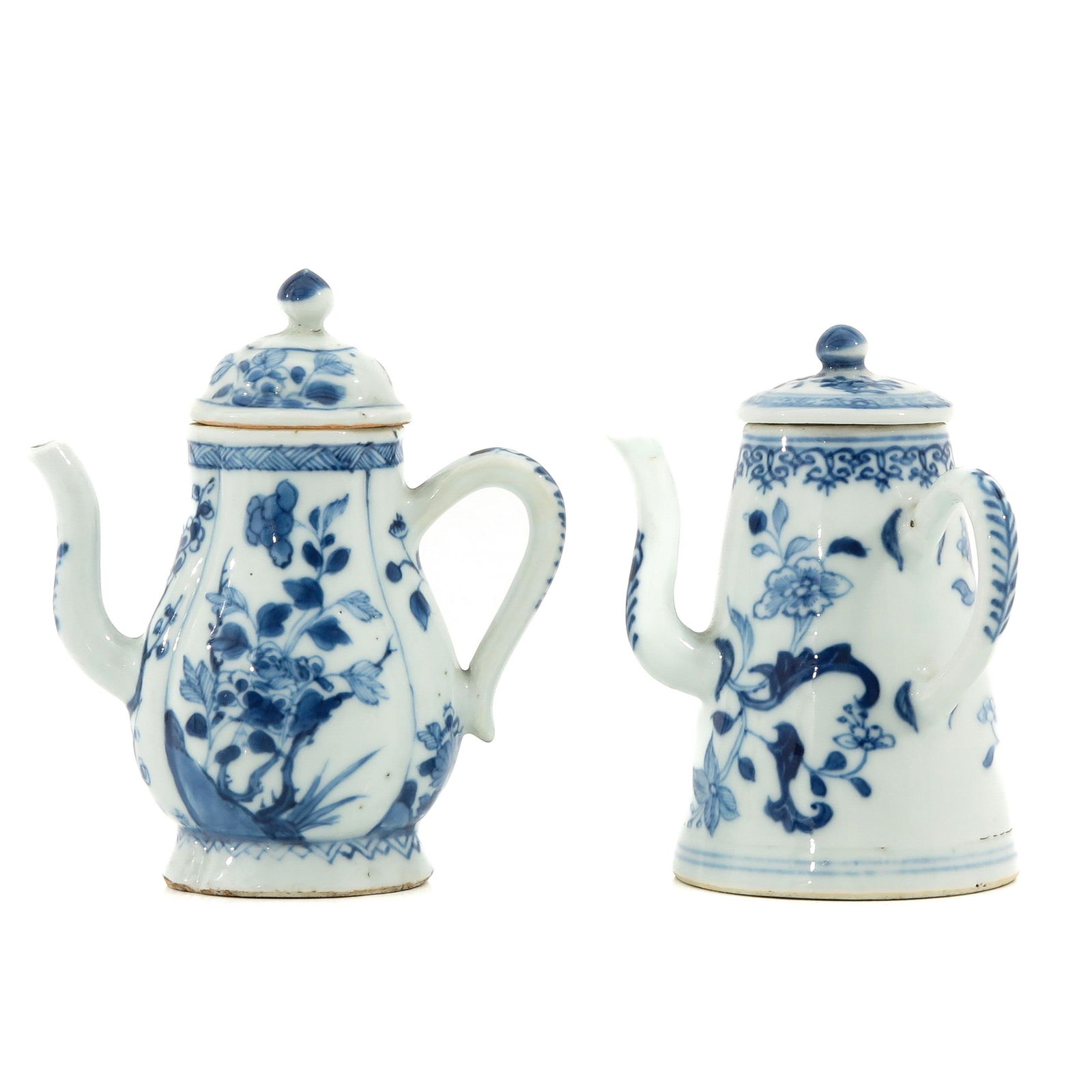 A Blue and White Small Pitcher and Chocolate Pot (1 of 10)
