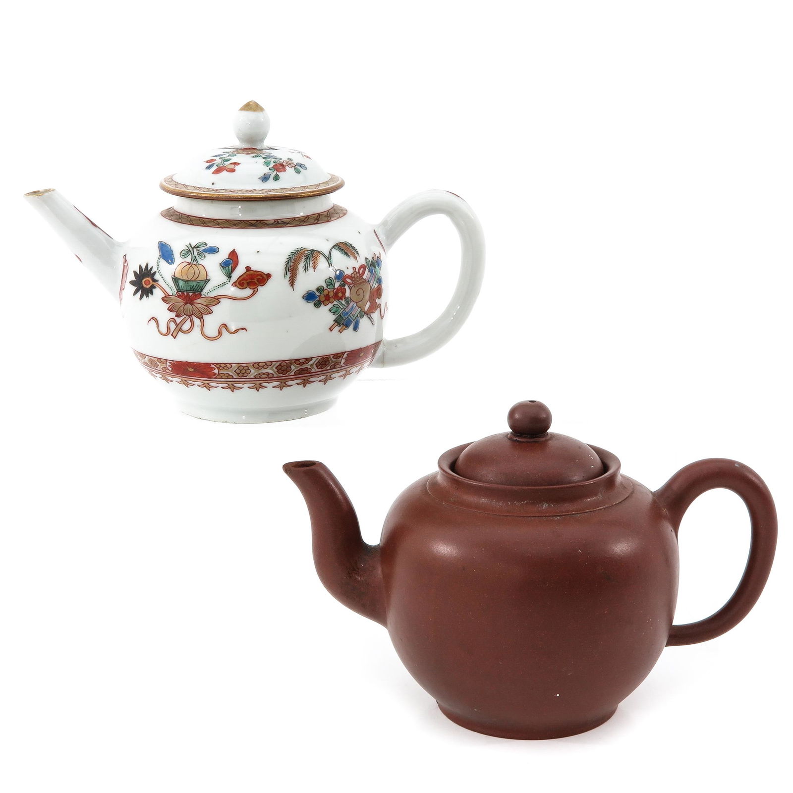 A Yixing and Polychrome Decor Teapot (1 of 10)