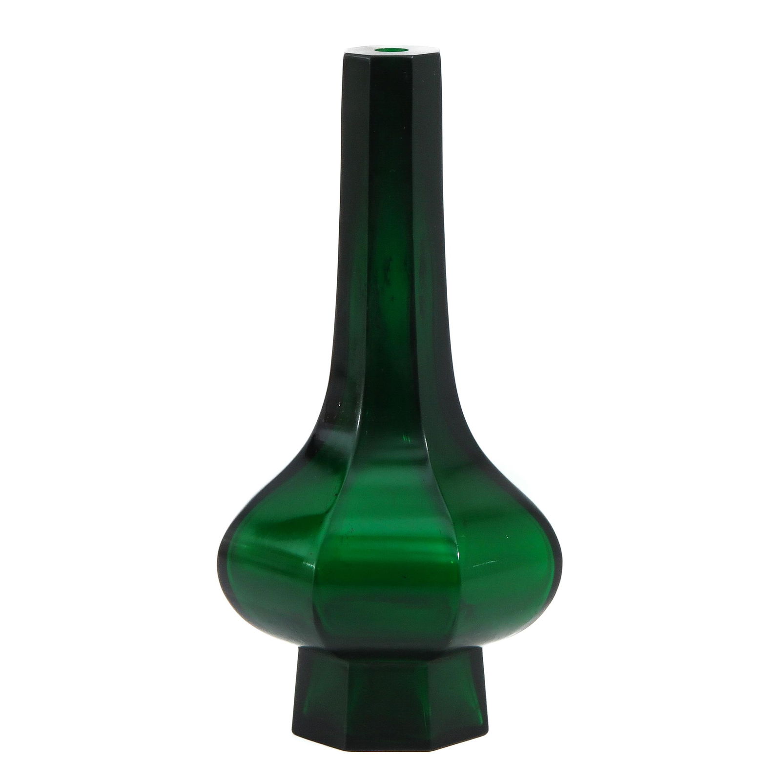 A Chinese Green Glass Vase (1 of 10)