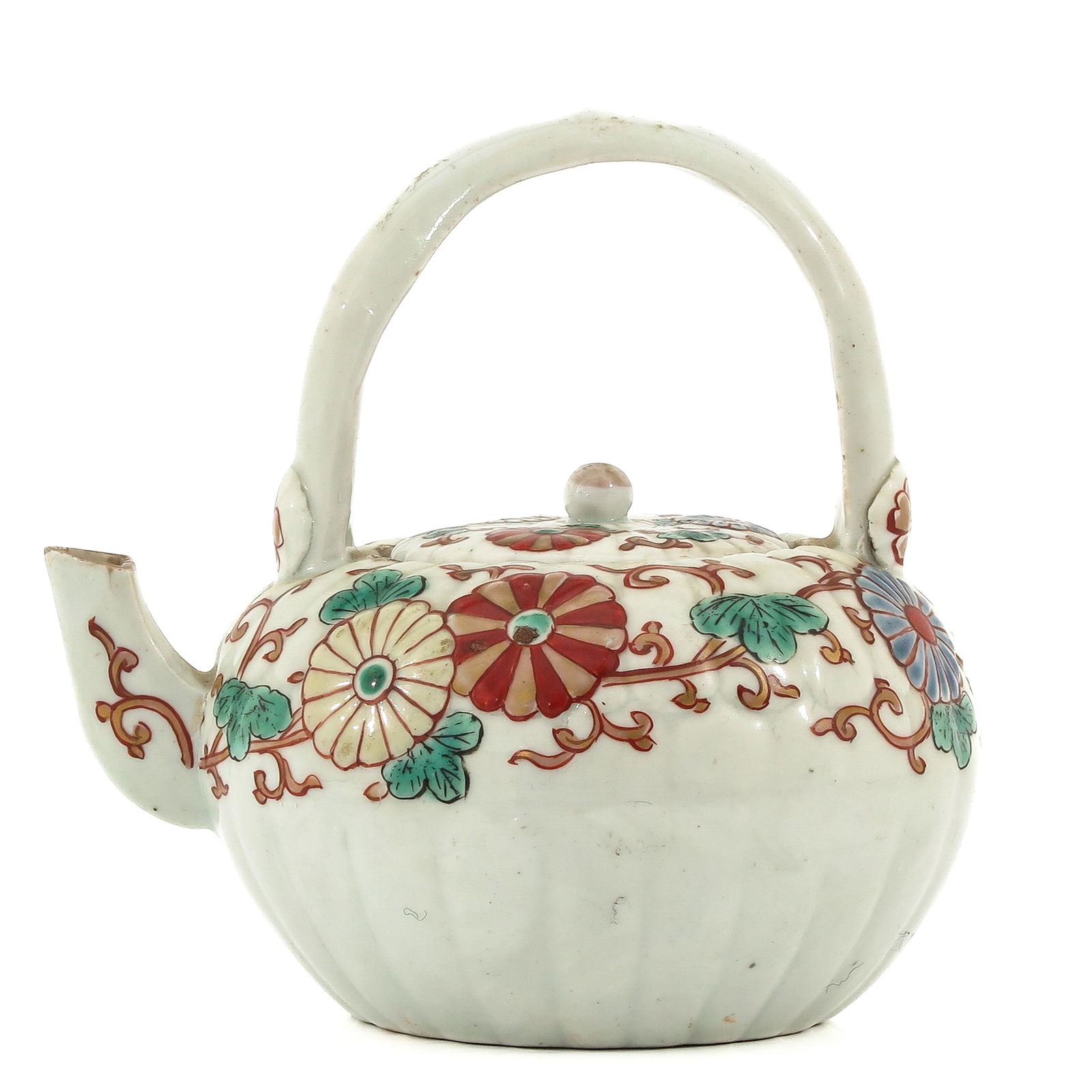 A Polychrome Decor Teapot (1 of 9)