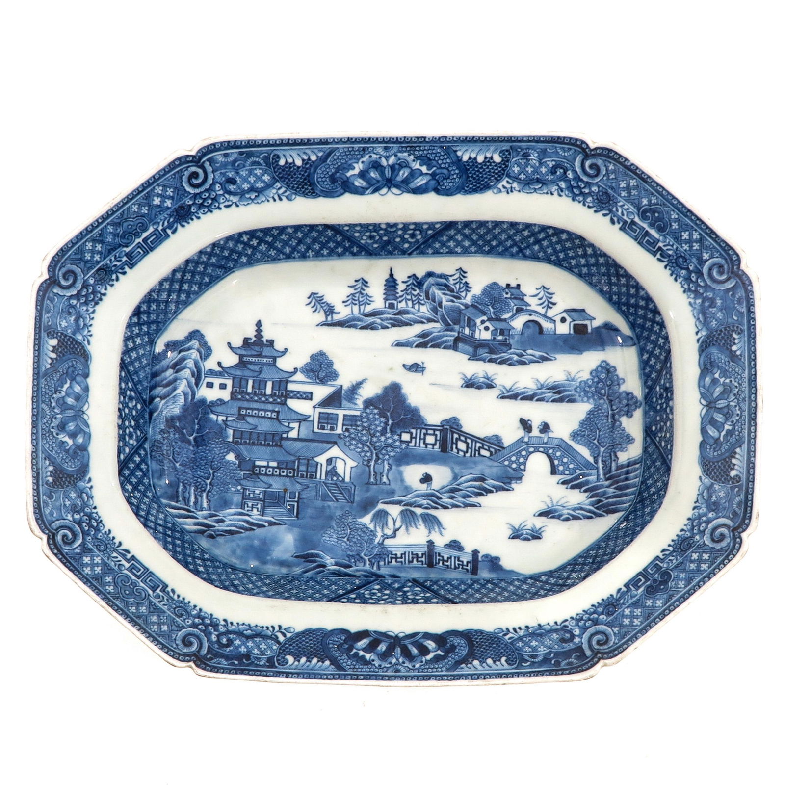 A Blue and White Serving Tray (1 of 7)
