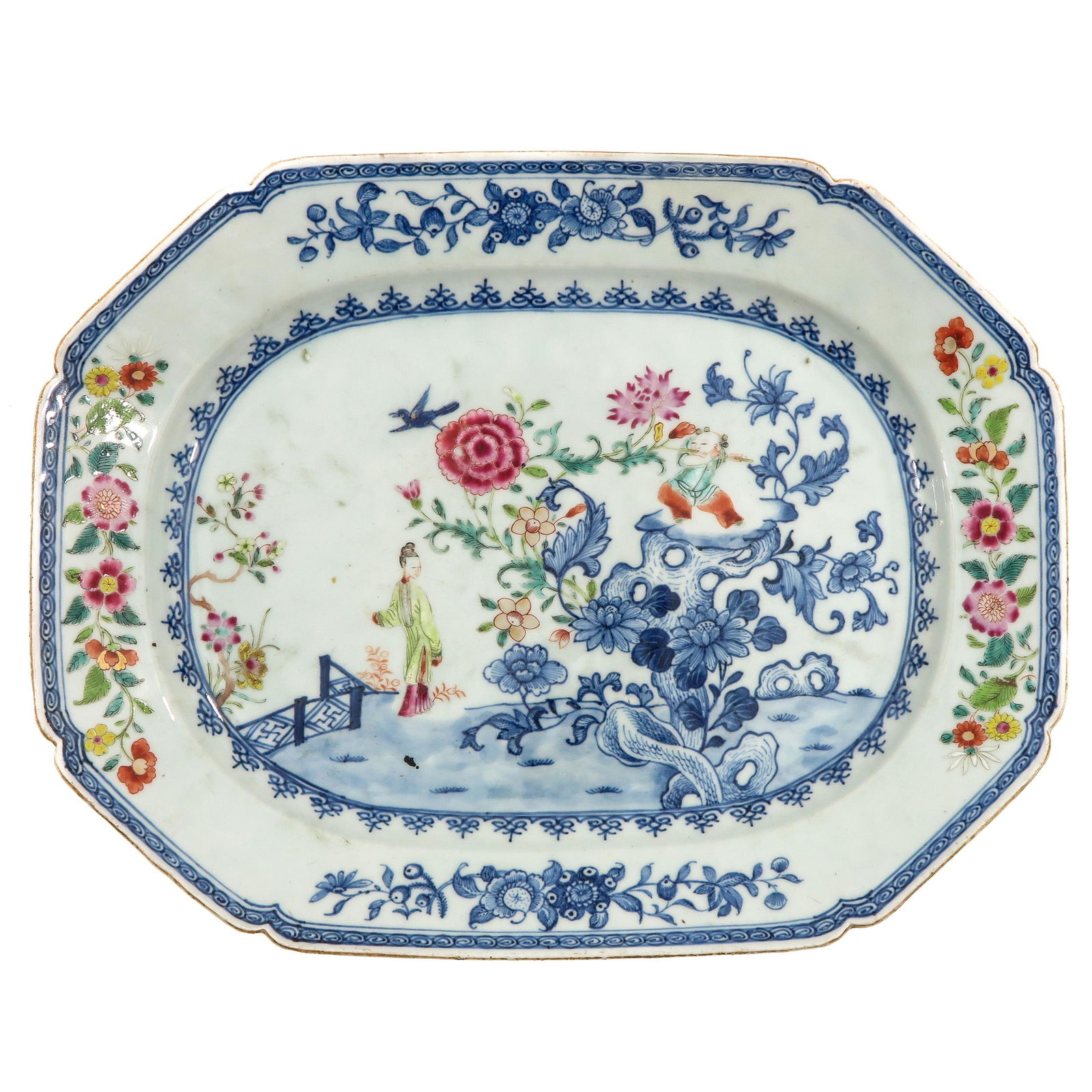 A Famille Rose Serving Dish (1 of 5)