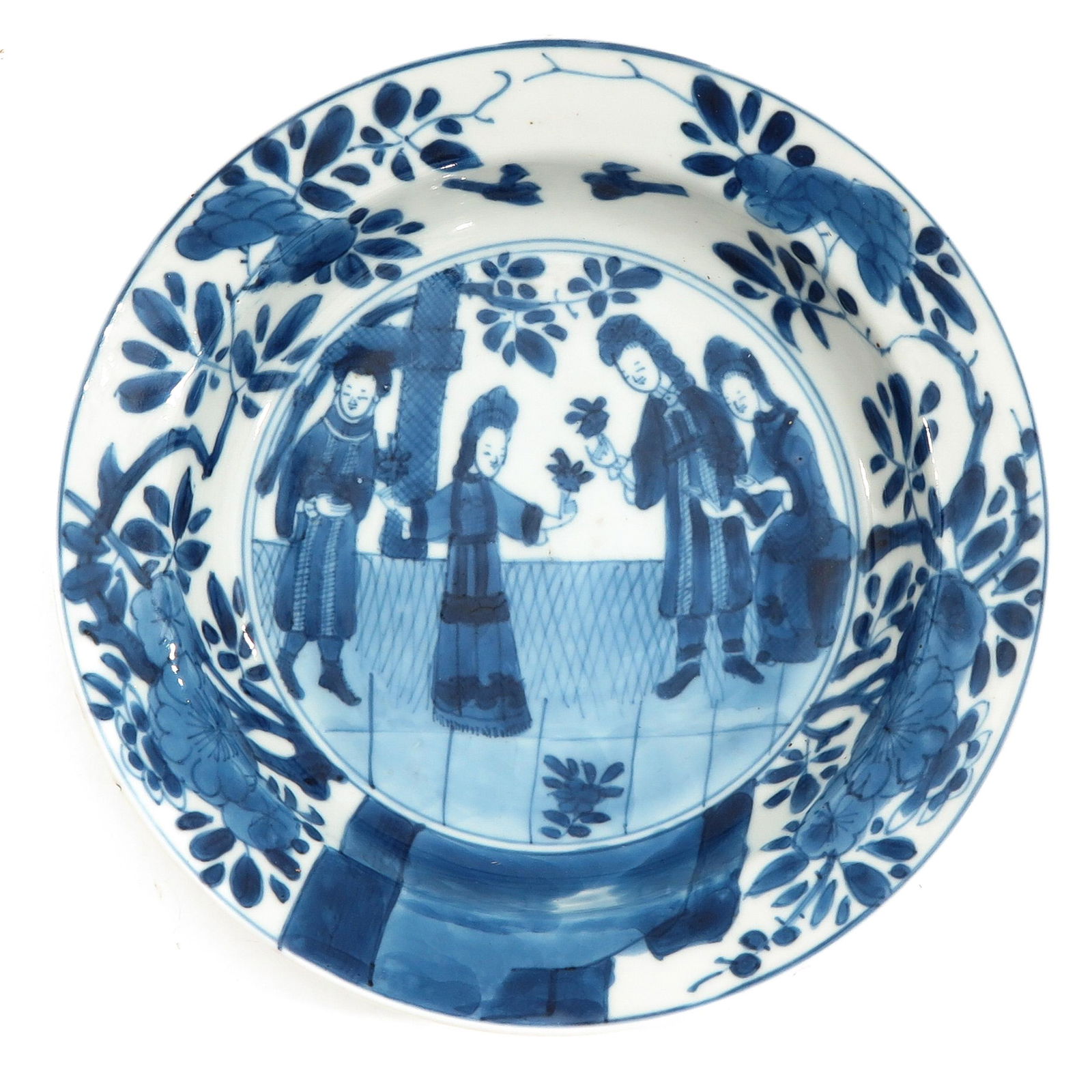 A Small Blue and White Kangxi Dish (1 of 6)