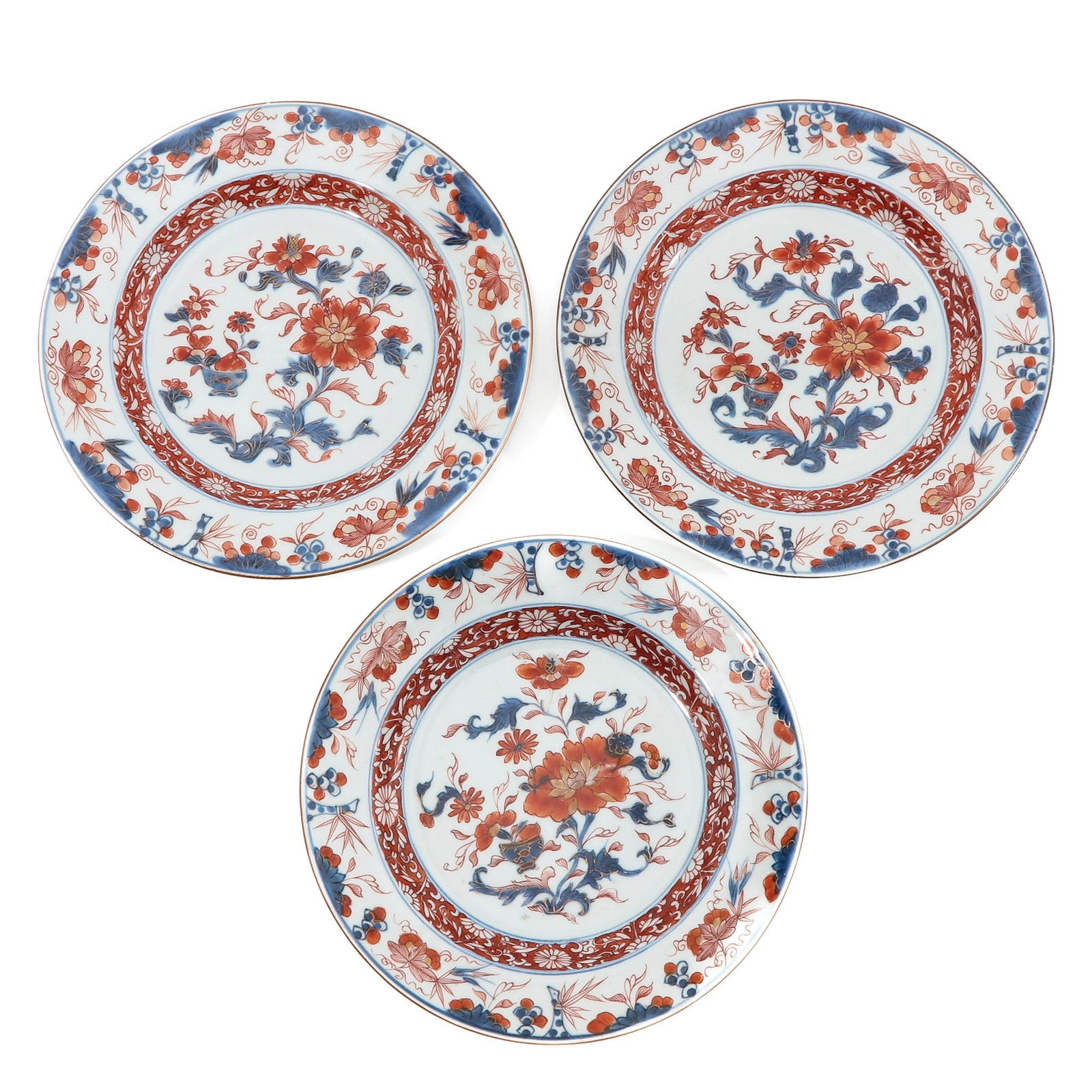 A Series of 3 Imari Plates (1 of 10)