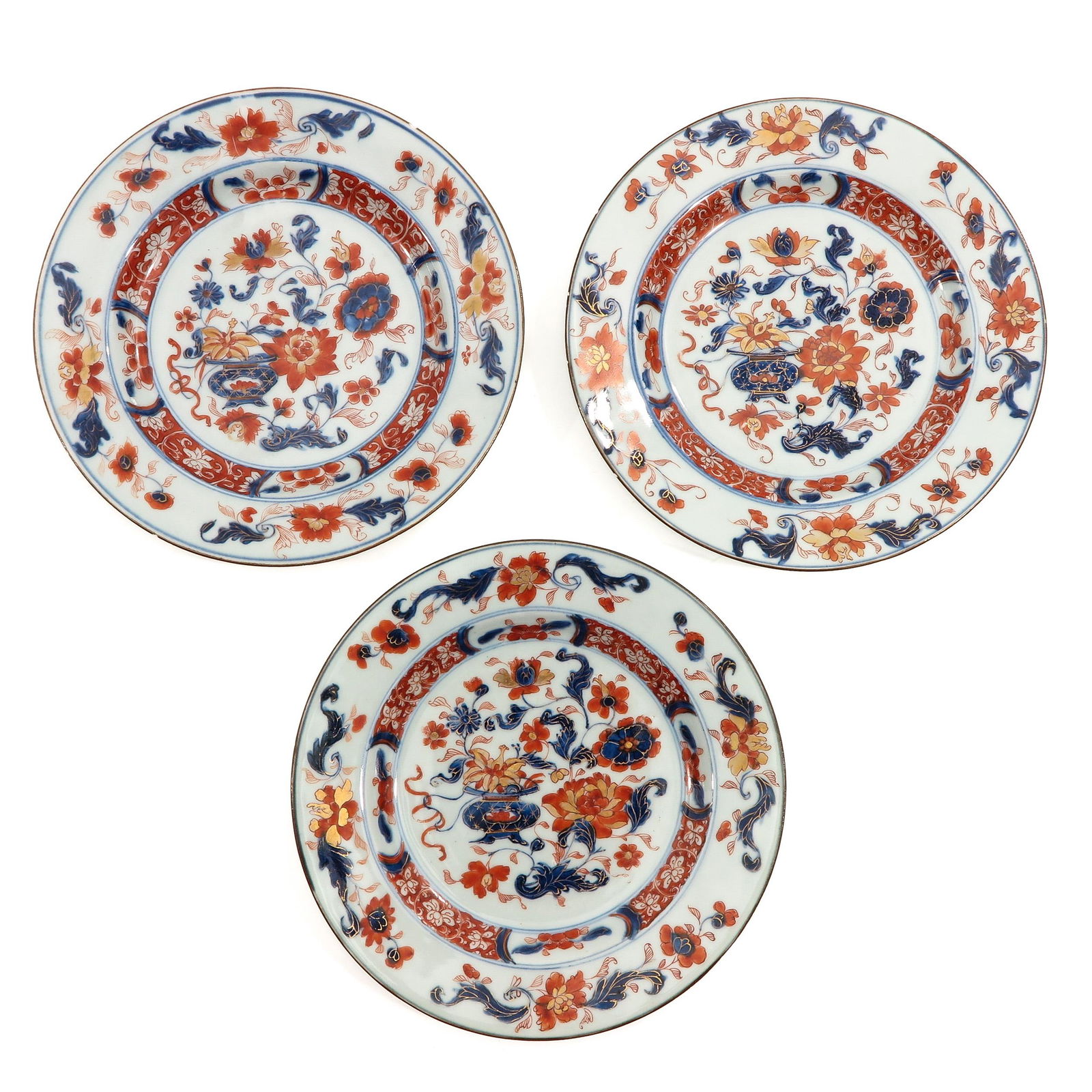 A Series of 3 Imari Plates (1 of 10)