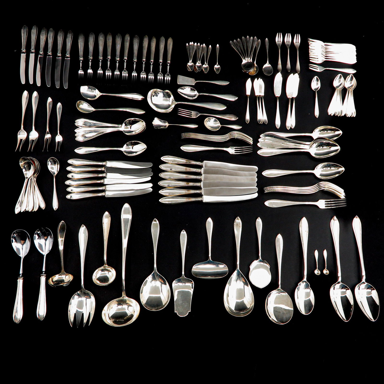 A Collection of Dutch Silver Cutlery (1 of 8)