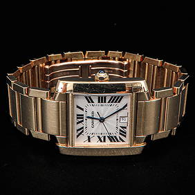 A Mens Cartier Santos Watch (1 of 6)