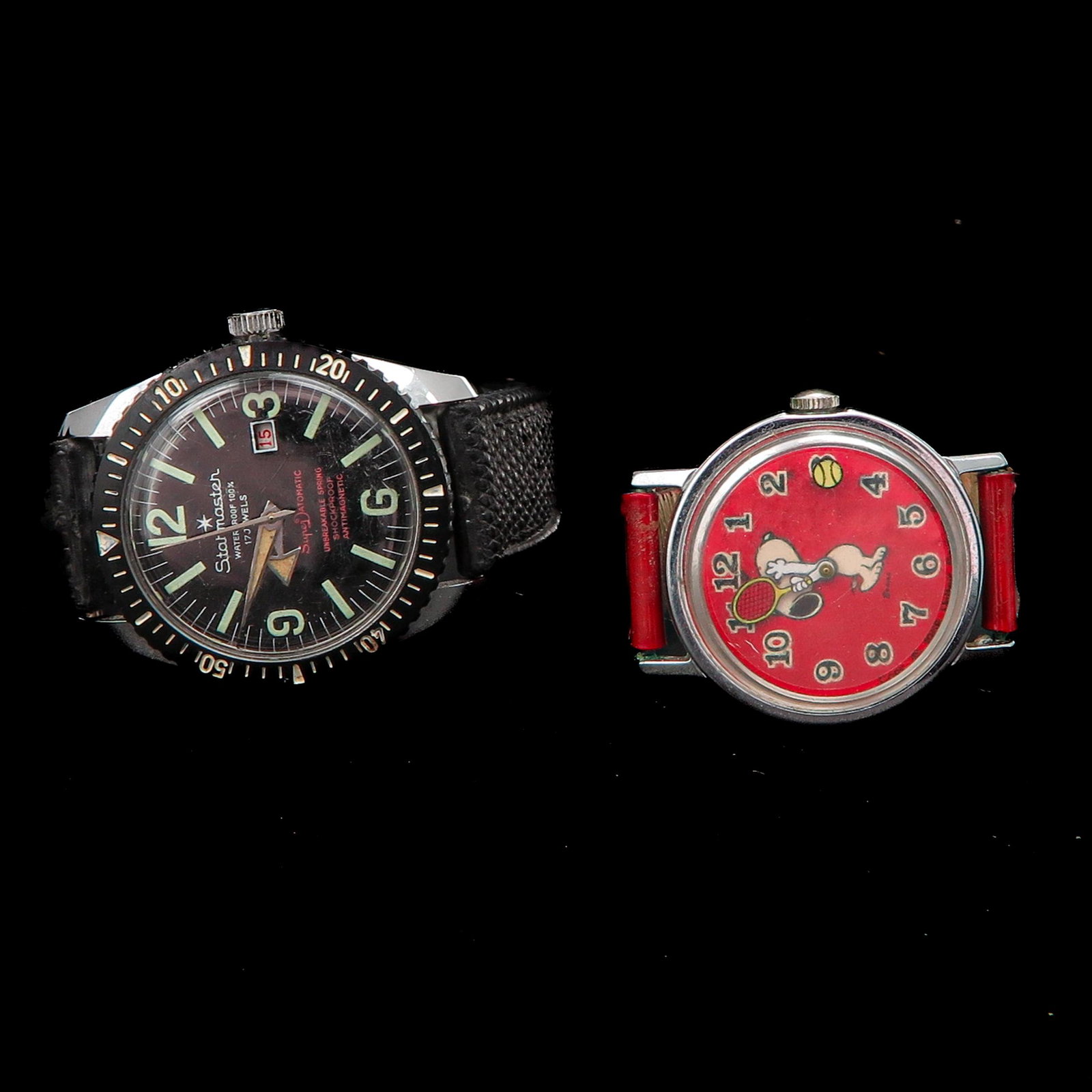 A Lot of 2 Watches: Including Starmaster, case is 36 mm. in diameter.