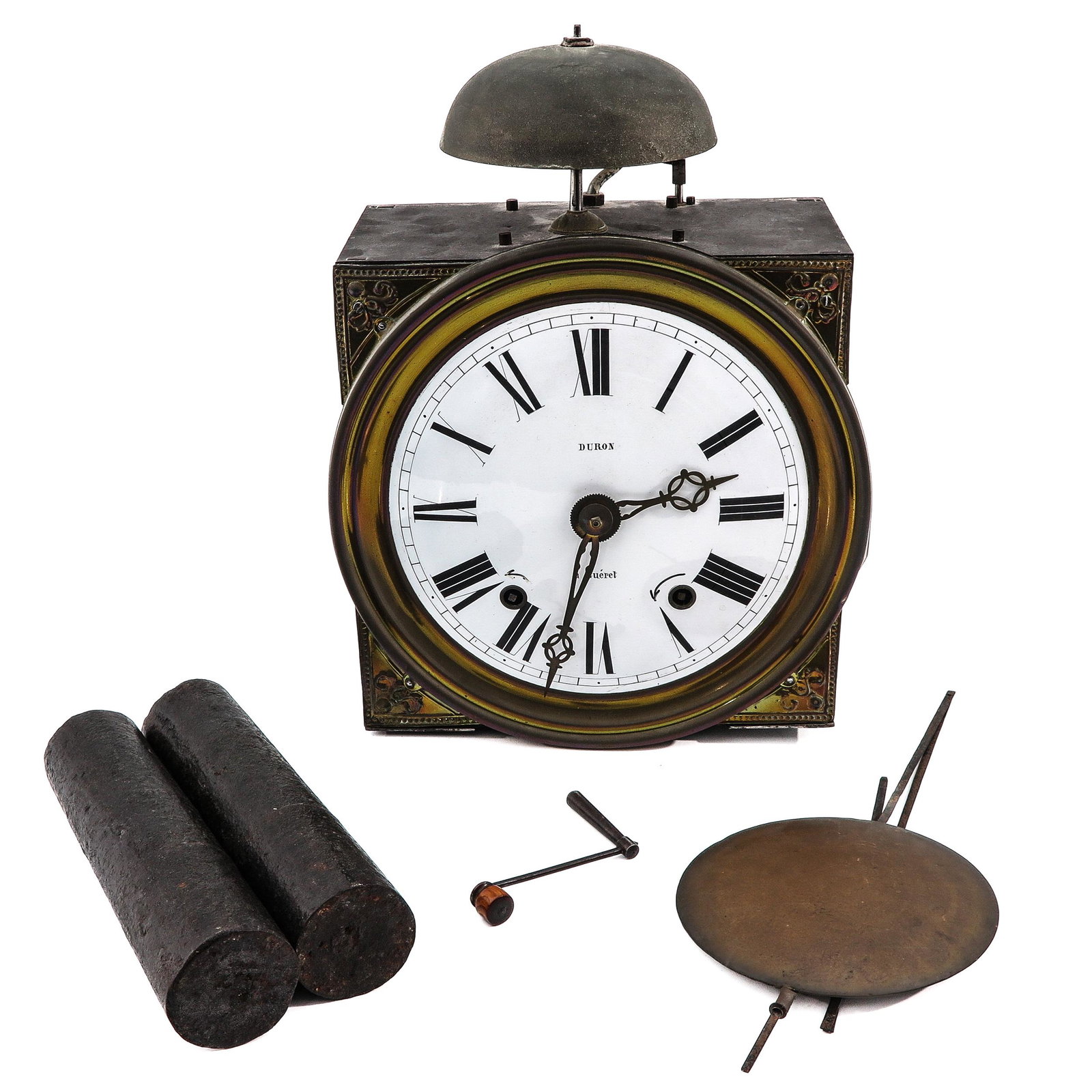 A 19th Century French Comtoise Clock Signed Duron a Gueret (1 of 6)