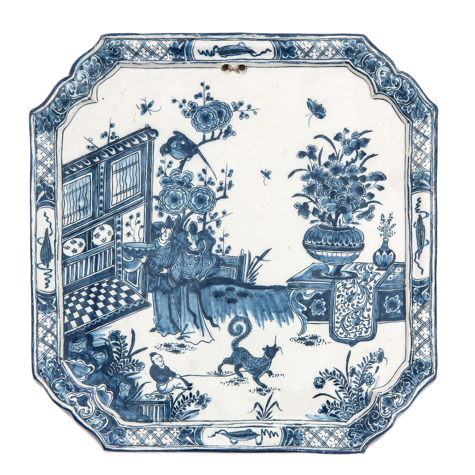An 18th Century Delft Plaque (1 of 4)