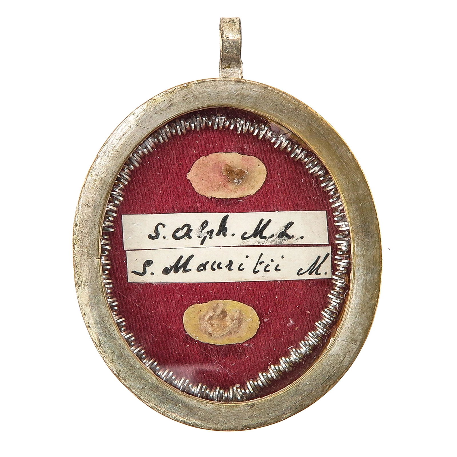 A Relic Holder Including 2 Relic from Saint Alphonsus Liguori (1 of 3)