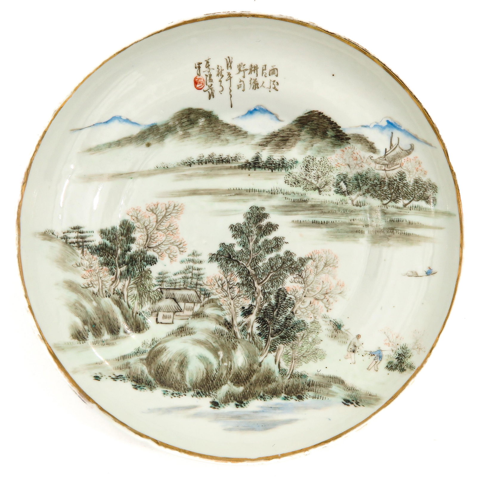 A Polychrome Plate (1 of 4)