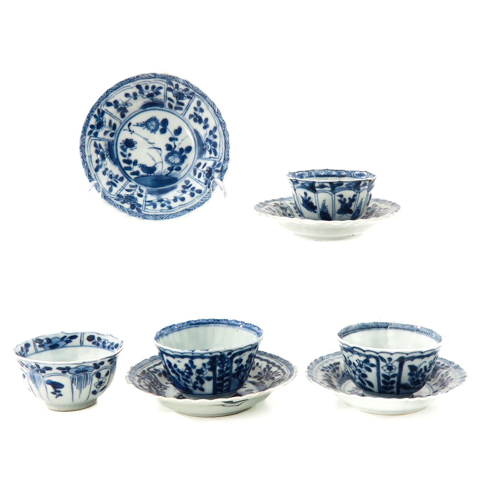 A Collection of 4 Cups and Saucers (1 of 10)