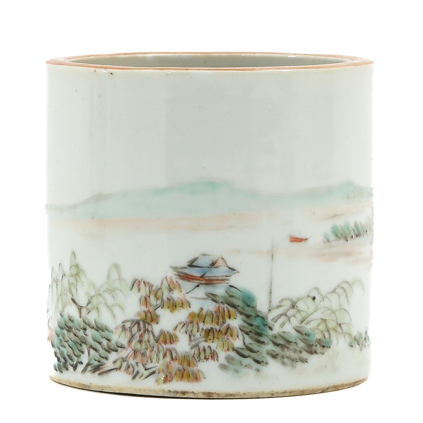 A Qianjiang Cai Decor Brush Pot (1 of 9)