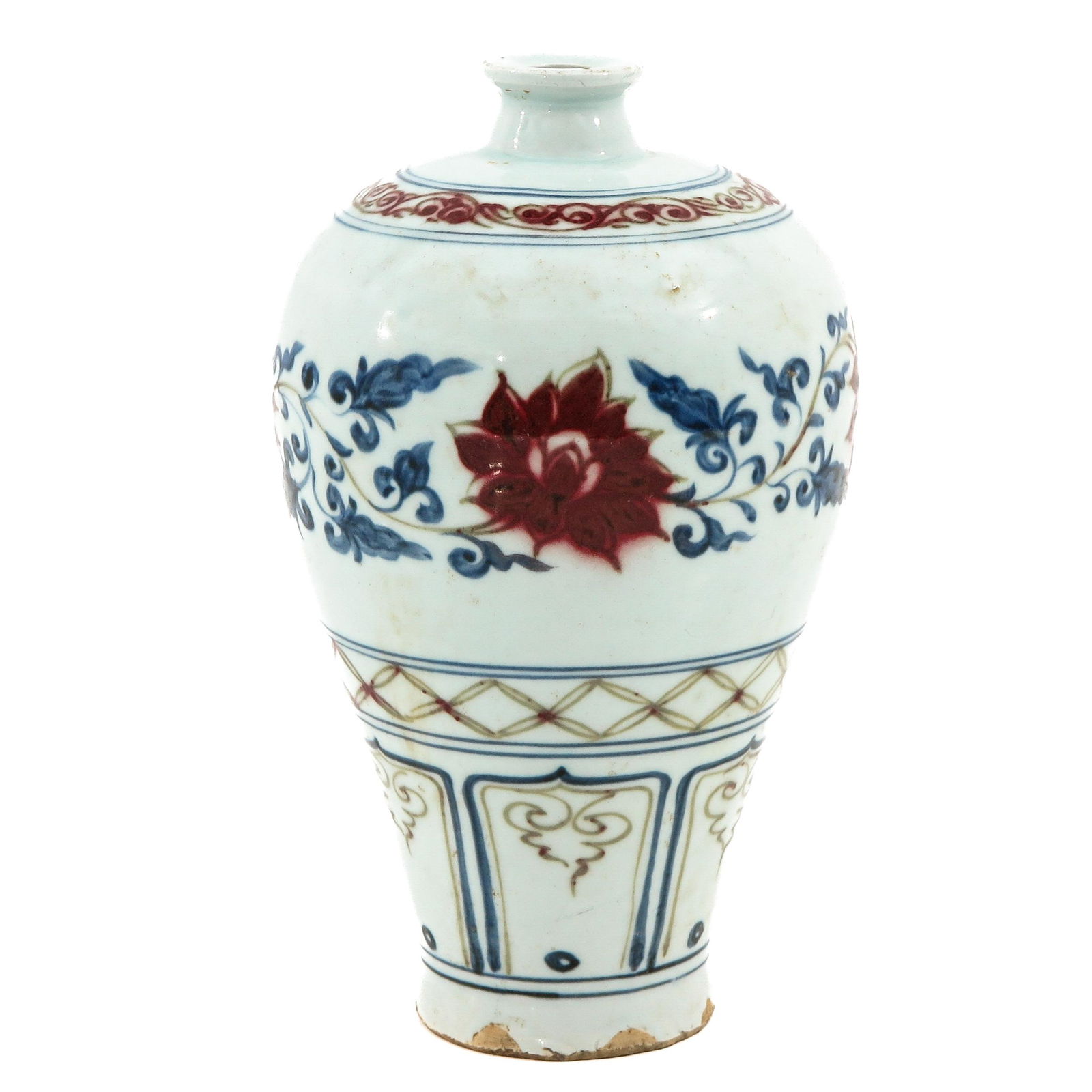 A Blue and Red Meiping Vase (1 of 9)