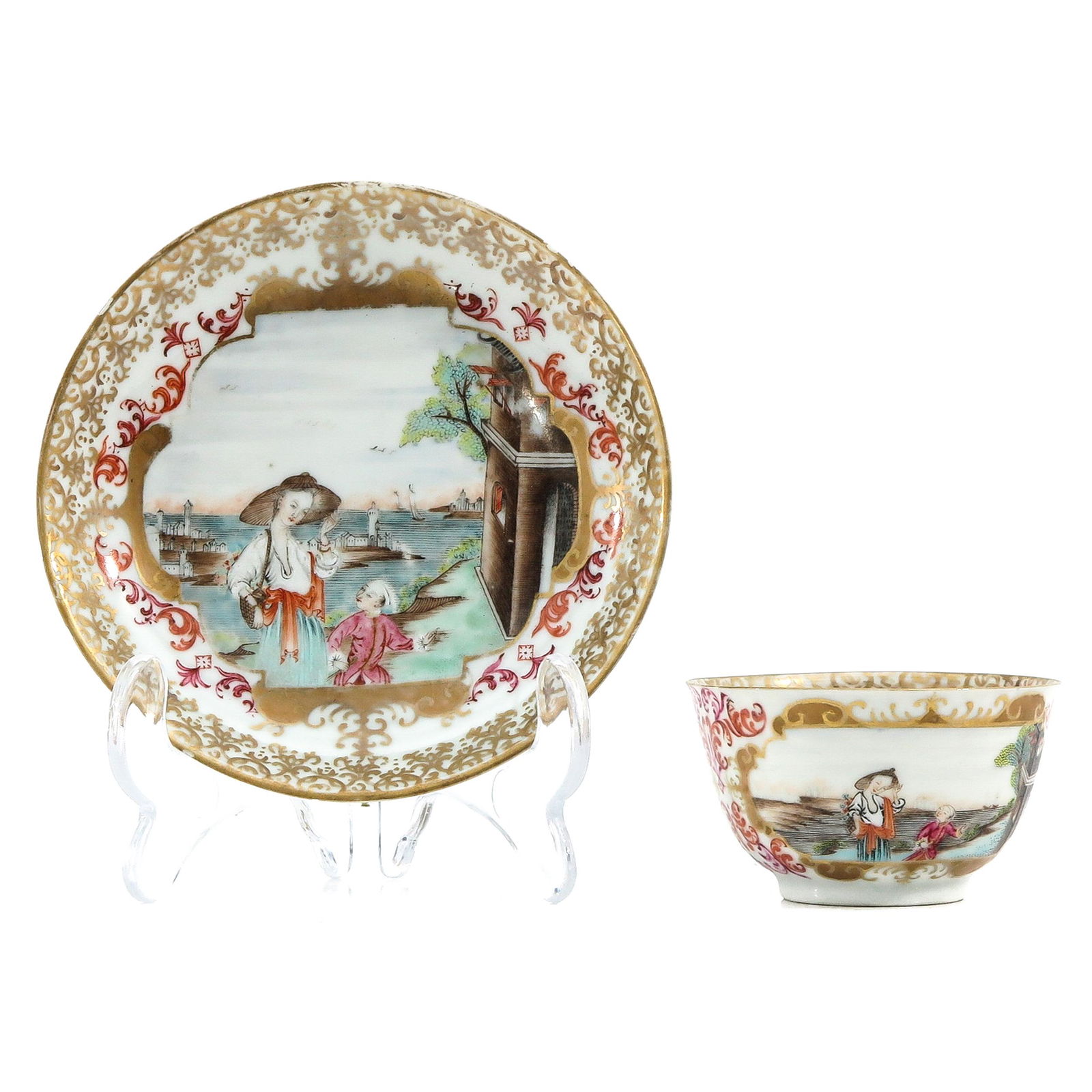 A Chine de Commande Cup and Saucer (1 of 10)