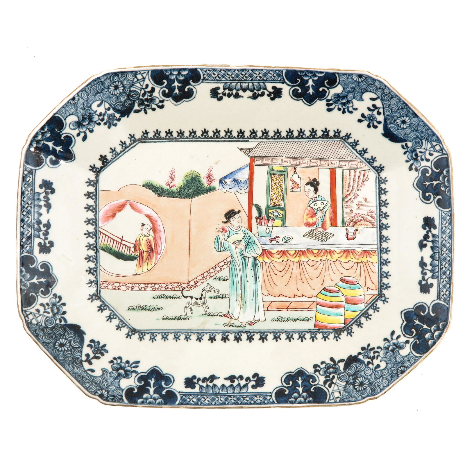 A Famille Rose Serving Tray (1 of 5)