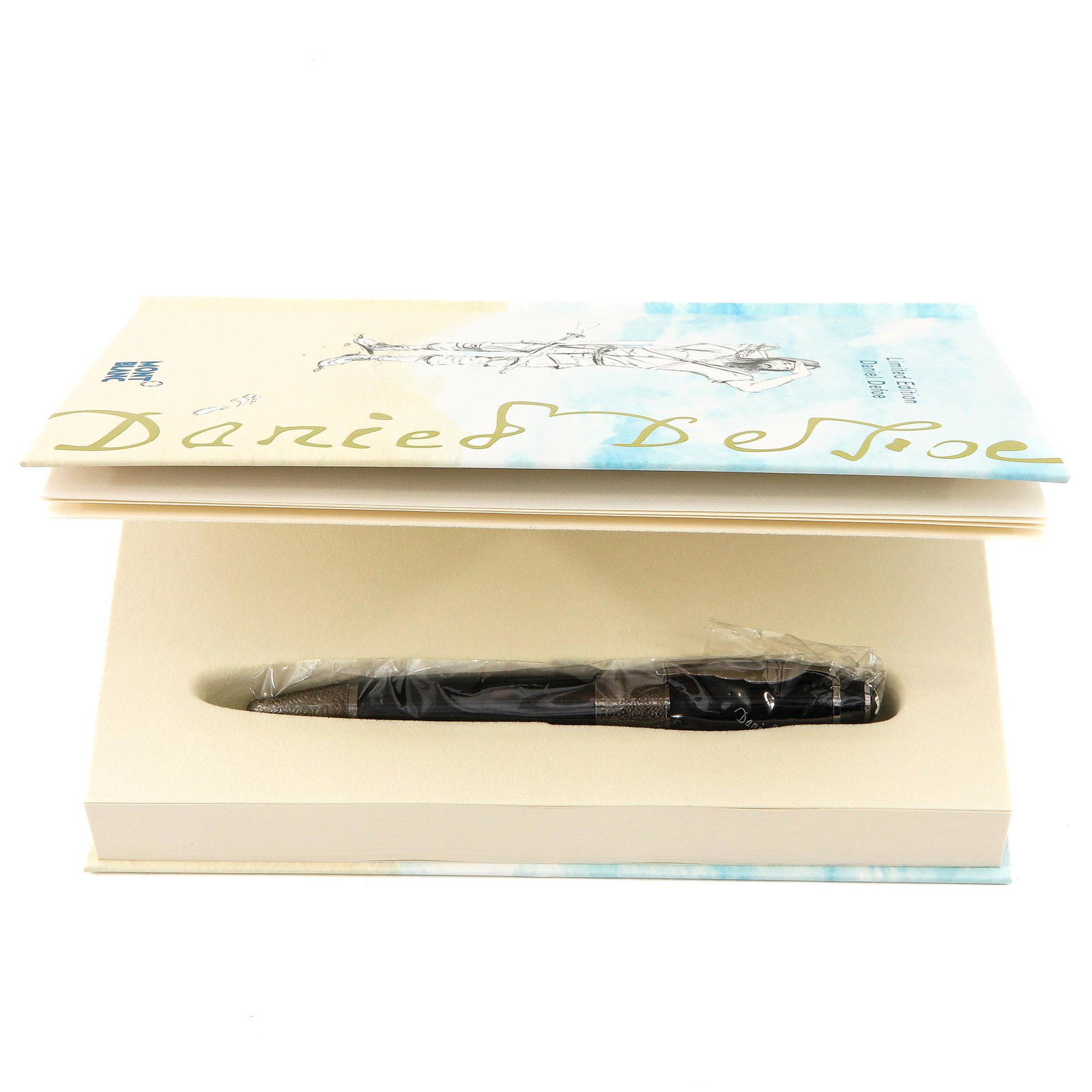 A Mont Blanc Daniel Defoe Pen: RB, Limited Edition 2820/8000, 2014.
