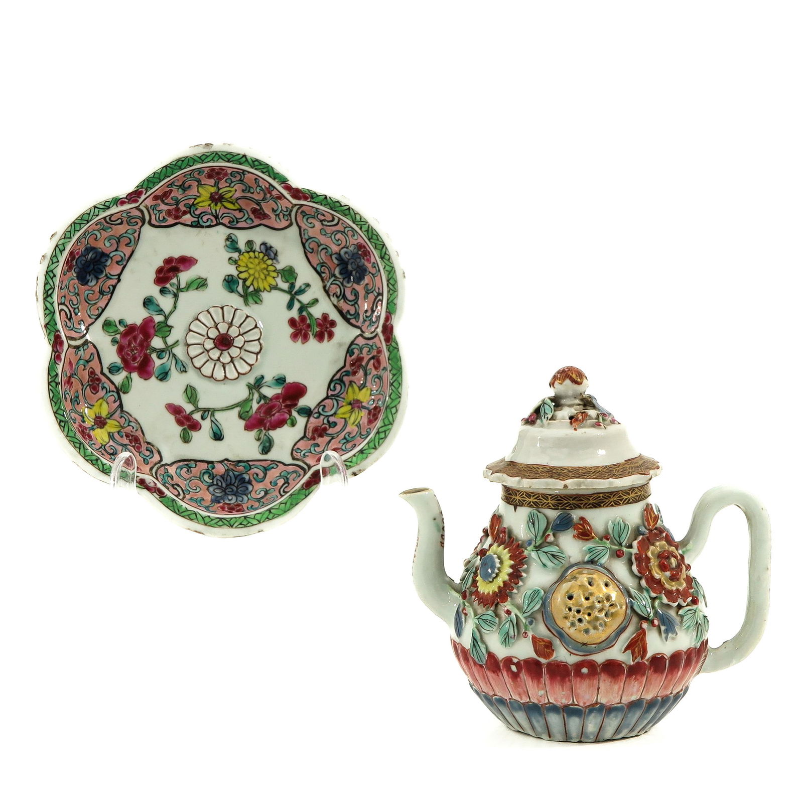 A Yongzheng Period Famille Rose Teapot (1 of 10)