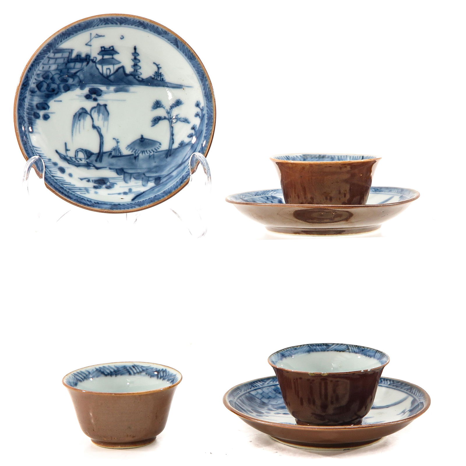 A Lot of 3 Batavianware Cups and Saucers (1 of 10)