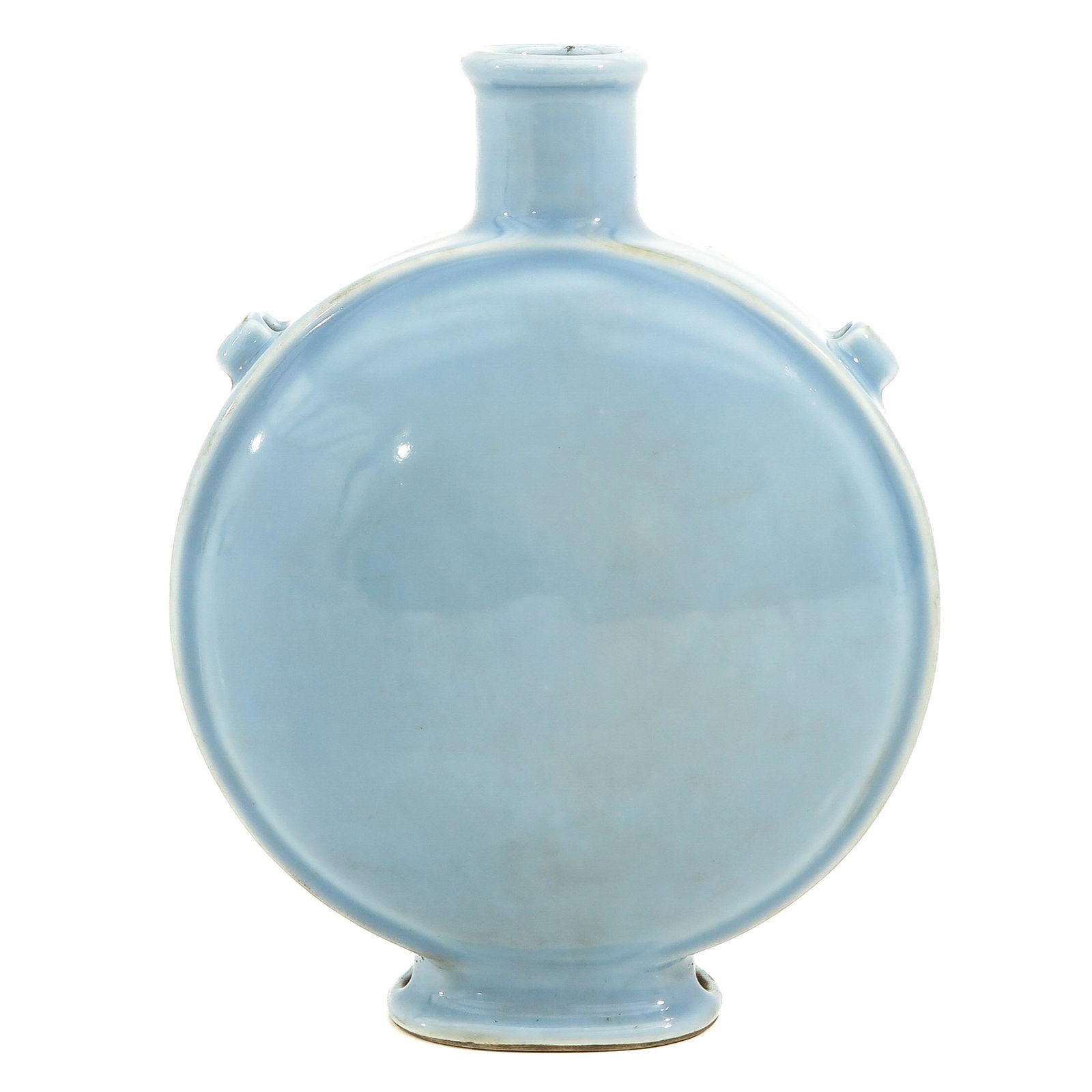 A Blue Glaze Moon Bottle Vase (1 of 10)
