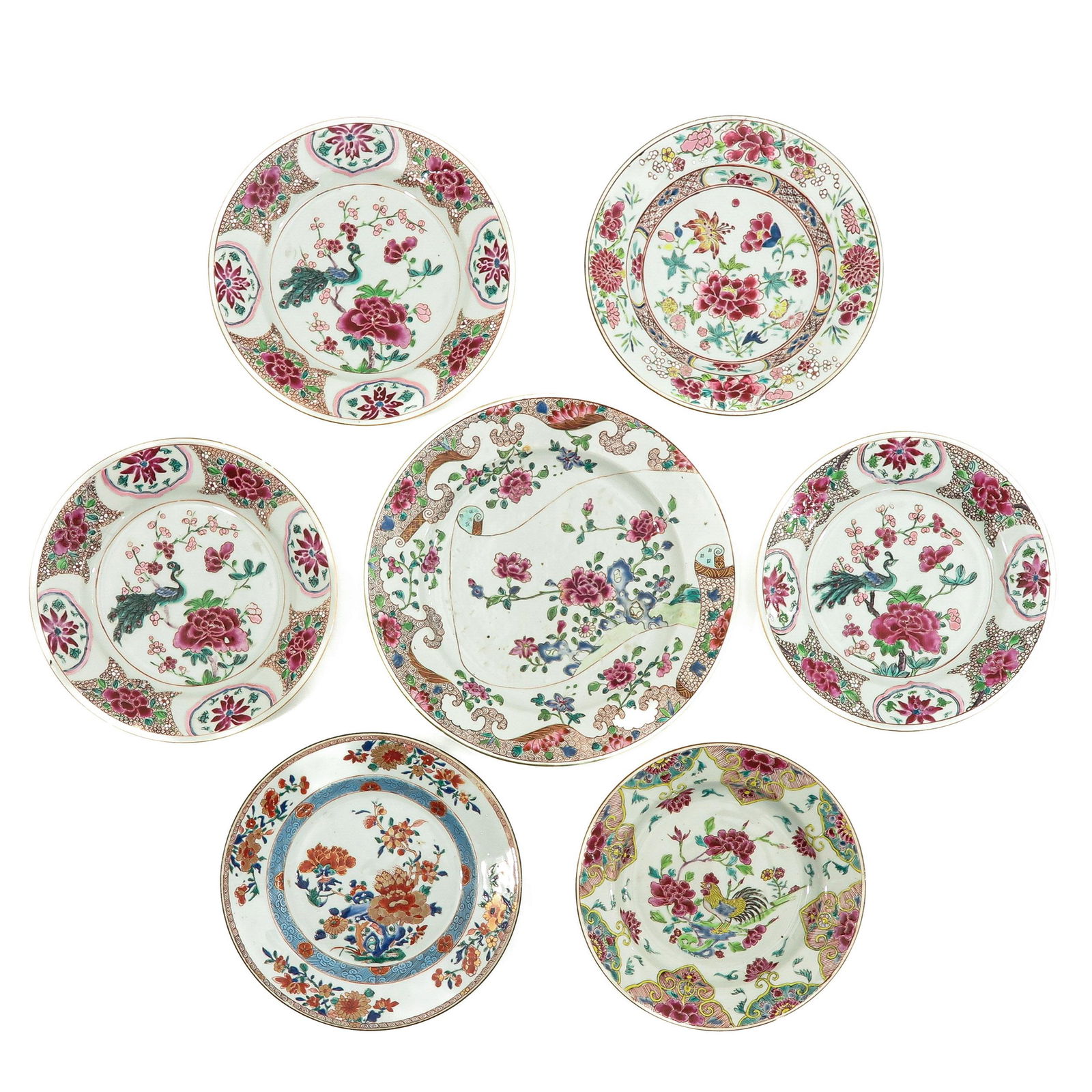 A Collection of 7 Plates (1 of 10)