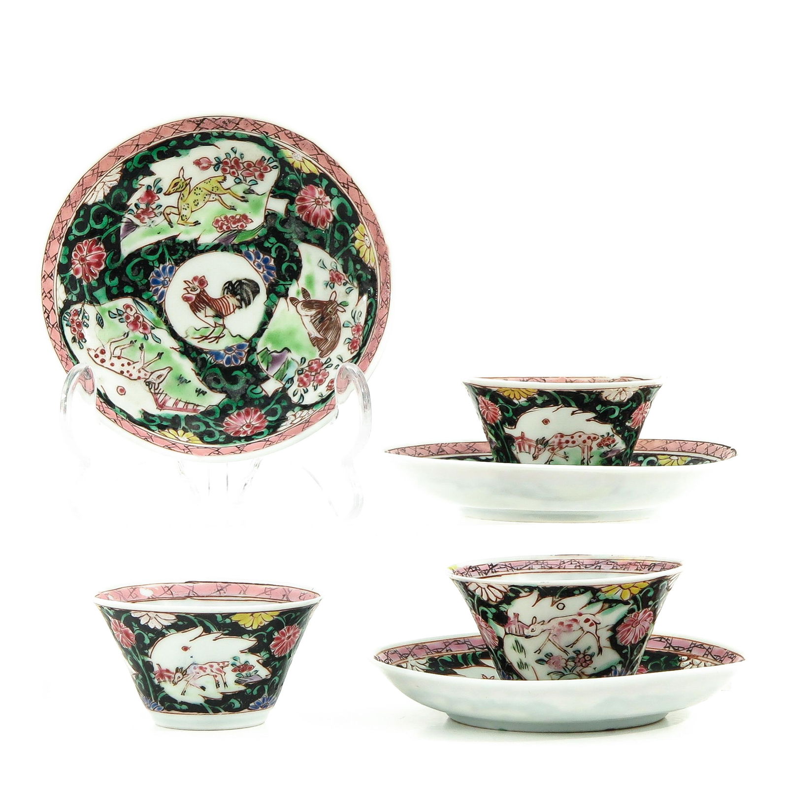 A Series of 3 Cups and Saucers (1 of 10)