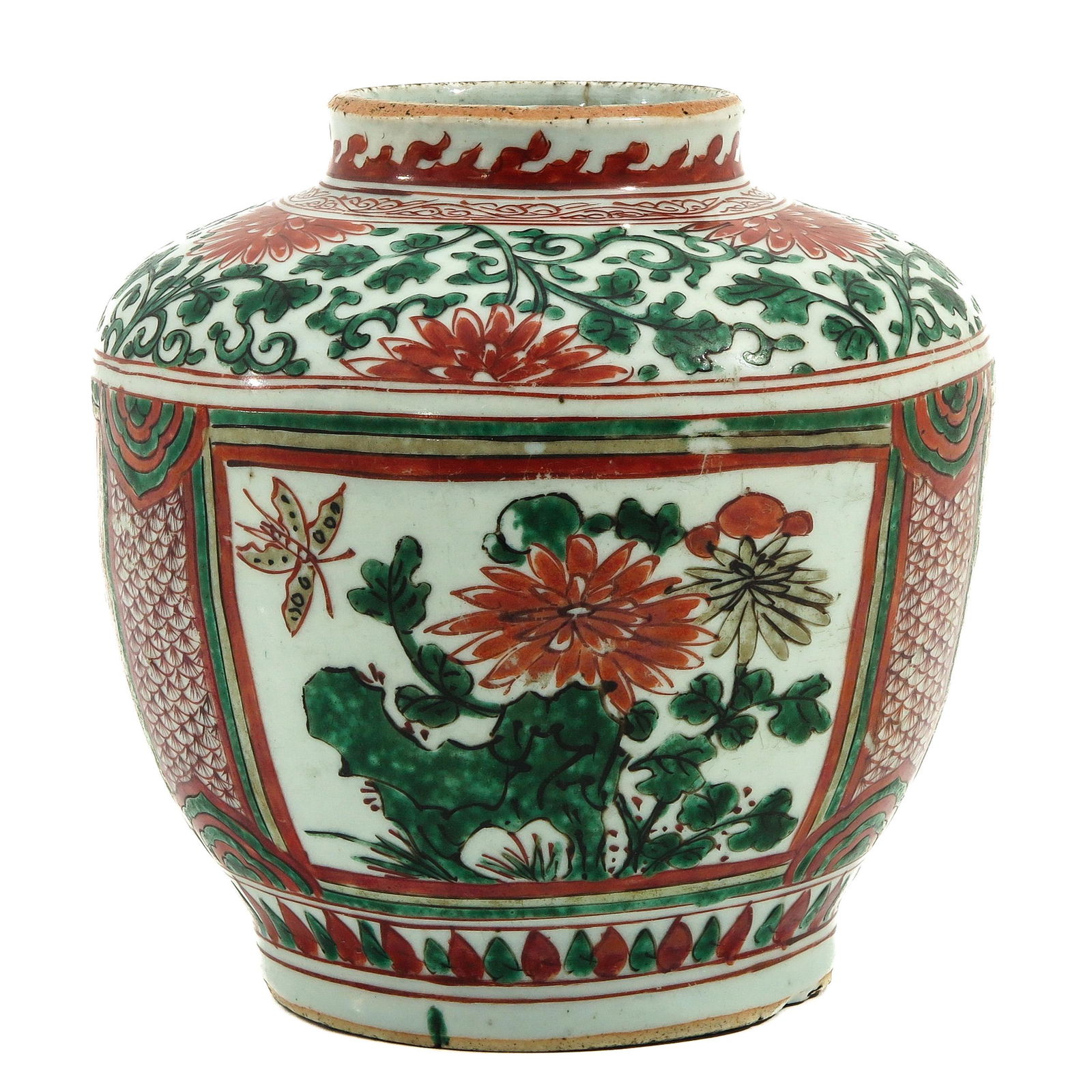 A Wucai Decor Pot (1 of 9)